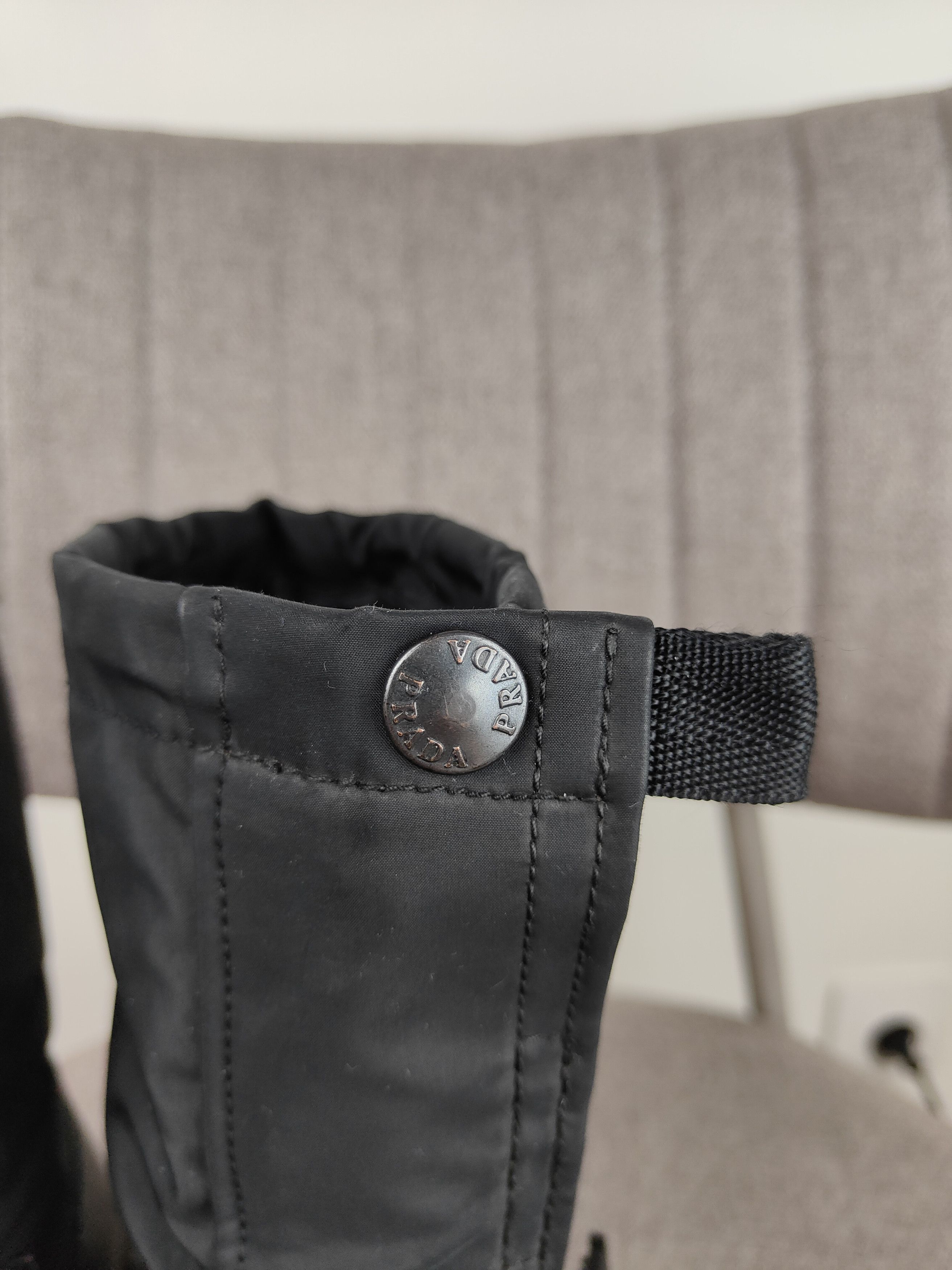 Prada Prada Iconic Square Toe Velcro Zip Boots F/W 1999 Size US 8 / EU 41 - 17 Thumbnail