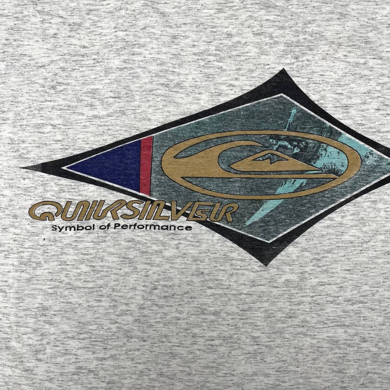 Quiksilver Vintage 90s Quiksilver Surfing Bootleg T Shirt Gray L/XL Size US XL / EU 56 / 4 - 22 Thumbnail