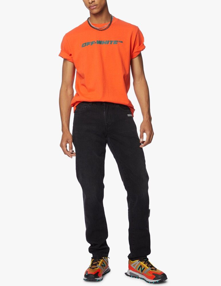 Off-White Orange Trellis Worker Logo T-shirt Size US XL / EU 56 / 4 - 4 Thumbnail