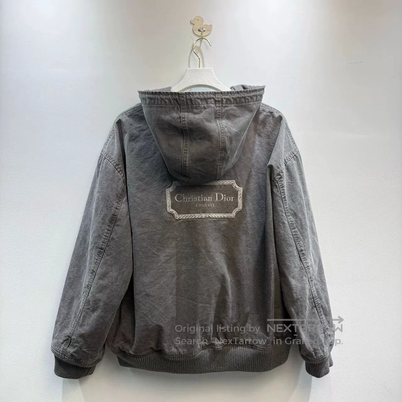 Dior dior embroidered logo denim jacket gray. Size US XXL / EU 58 / 5 - 1 Thumbnail