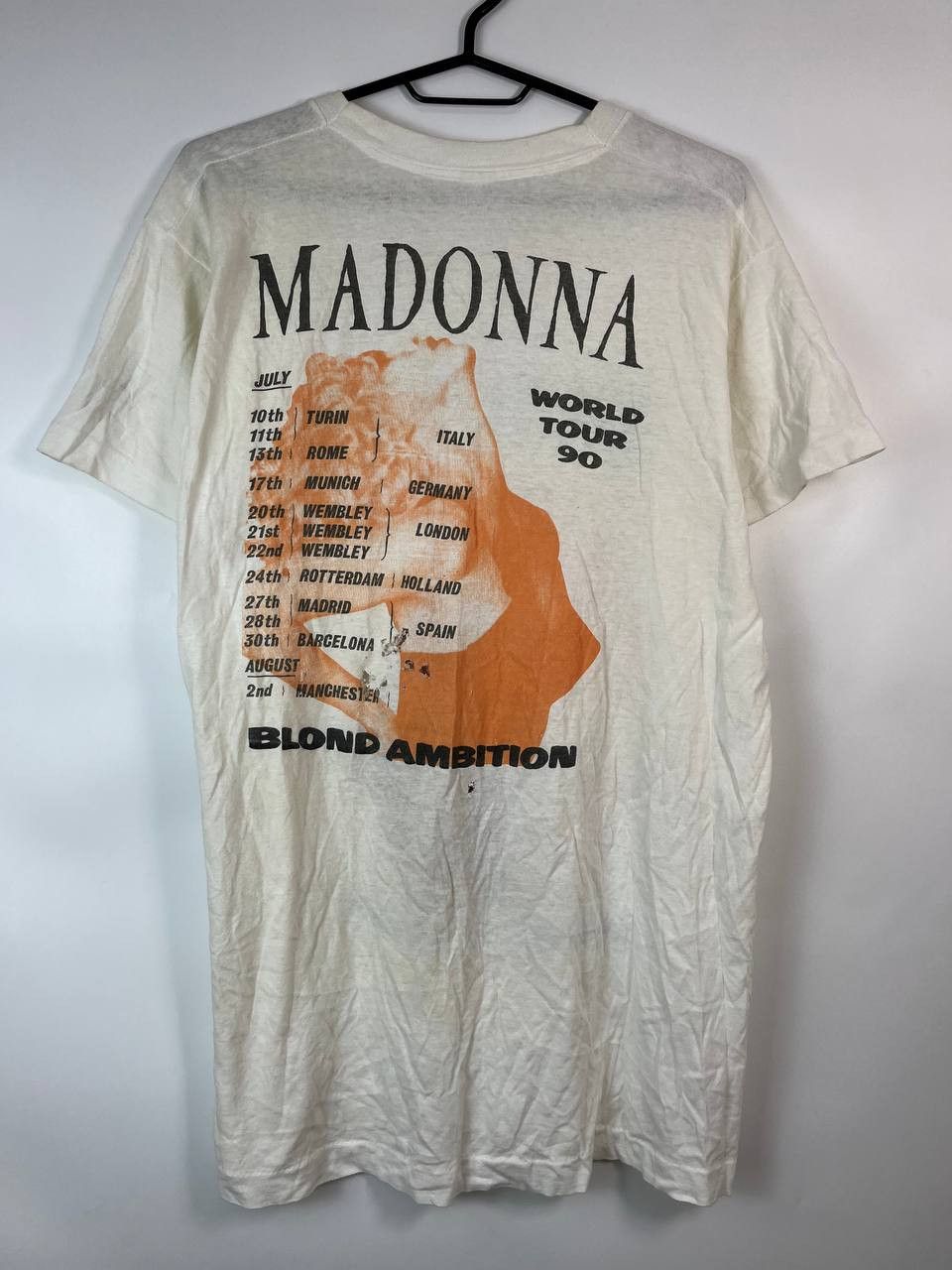 Brockum VINTAGE 1990 MADONNA BLOND AMBITION TOUR T-SHIRT SIZE XL Size US XL / EU 56 / 4 - 4 Thumbnail