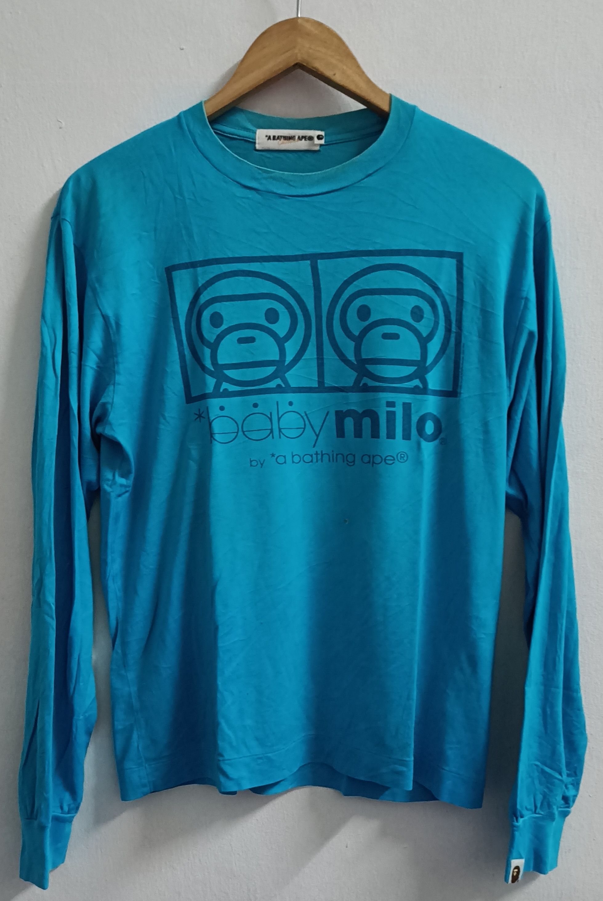 Bape Bape Milo Long Sleeve Tee Size US M / EU 48-50 / 2 - 1 Thumbnail