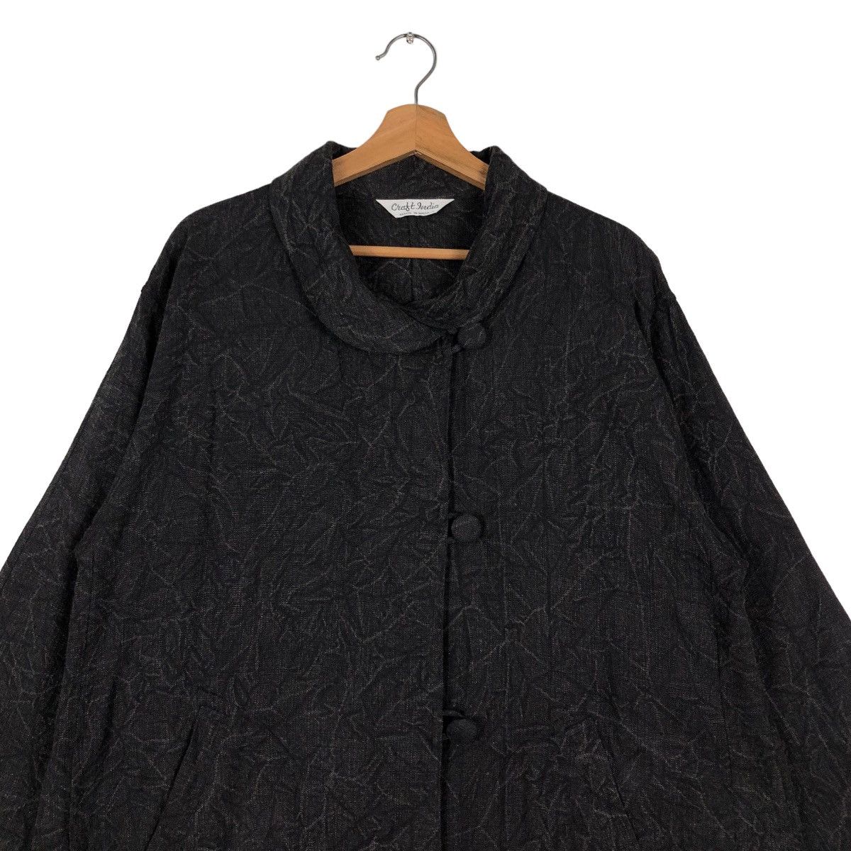 Designer 📌VINTAGE LONG JACKET EMBROIDERED DESIGN ISSEY MIYAKE Size US M / EU 48-50 / 2 - 4 Thumbnail