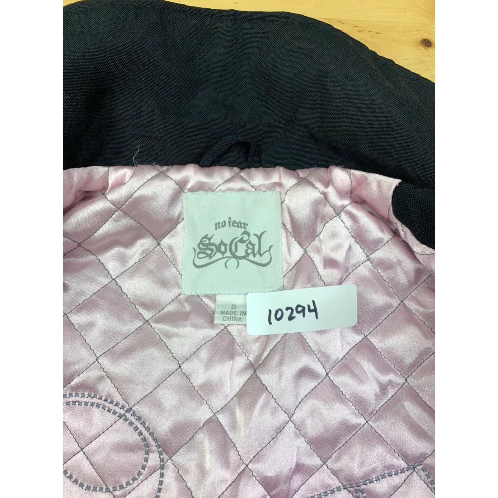 No Fear VINTAGE Socal No fear women Jacket So-cal black pink lined Zip Long Sleeve Casual 10294 S Womens Size S / US 4 / IT 40 - 2 Thumbnail