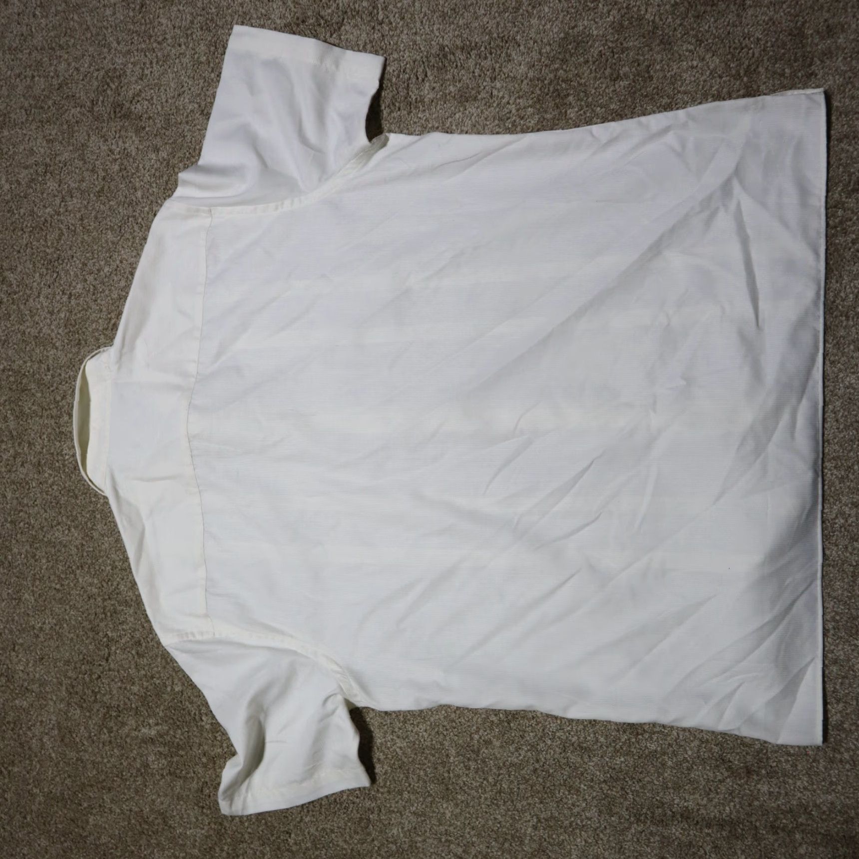 Van Heusen Van Heusen Shirt Men Dress Shirt White Long Sleeve Button Down 16.5 16/16.5 Wrinkle Free Pocket Size 46R - 8 Thumbnail