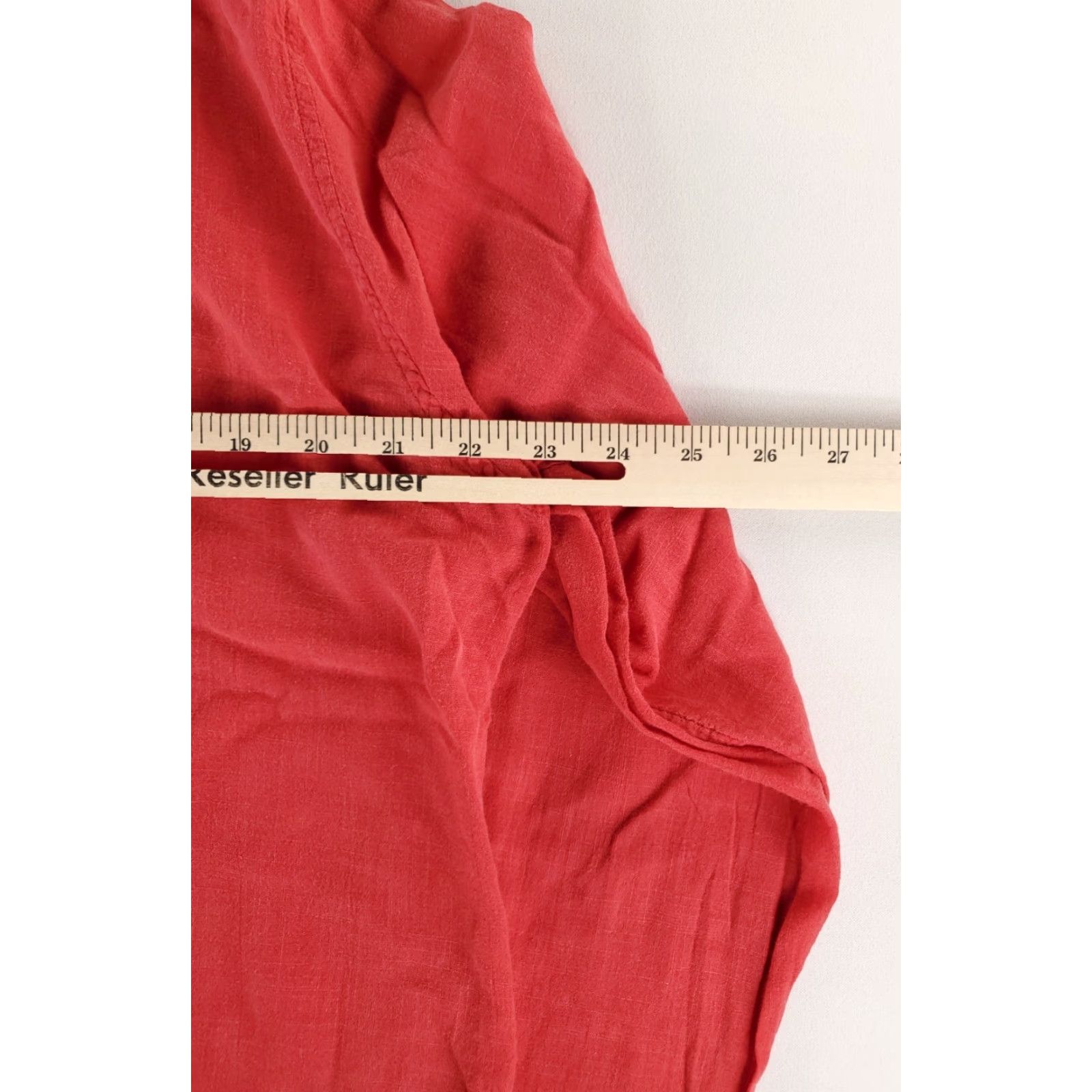 Polo Ralph Lauren Polo Ralph Lauren Button-Up Shirt Red Epaulettes Mens XL Sheer Long Sleeve Shirt Size US XL / EU 56 / 4 - 4 Thumbnail