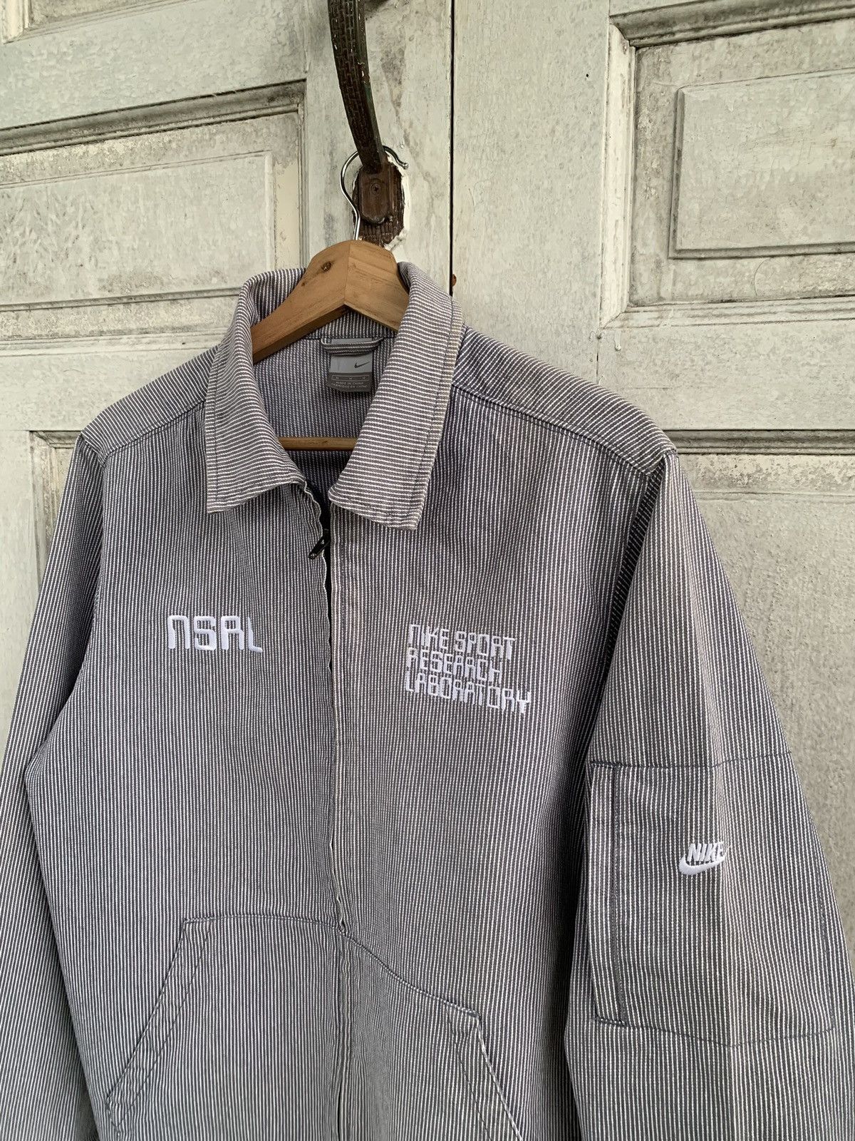 Nike Nike Lab NSRL Hickory Stripe Denim Jacket Size US M / EU 48-50 / 2 - 4 Thumbnail