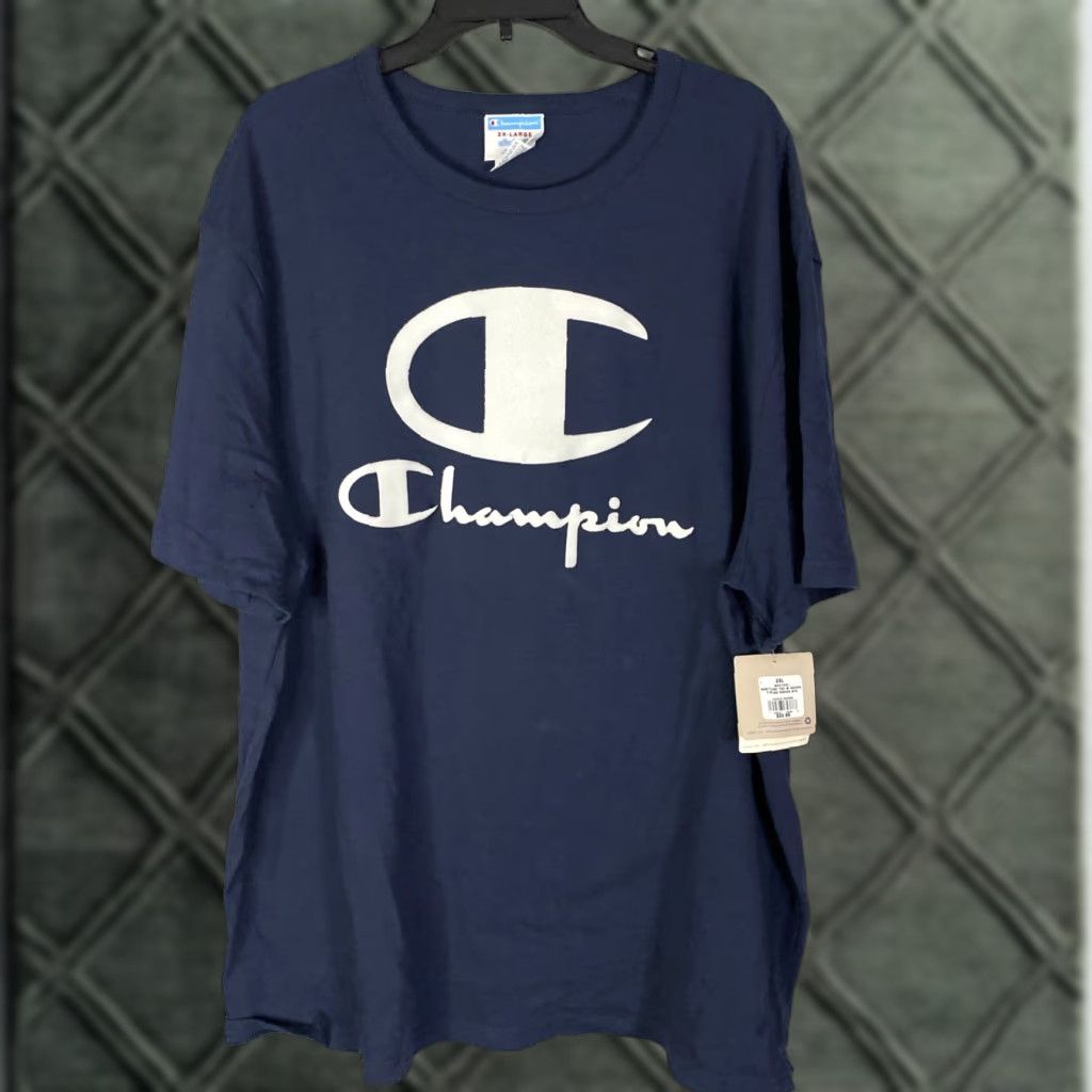 Champion Champion NWT Men's Heritage Tee Script Logo T Shirt Size 2XL Size US XXL / EU 58 / 5 - 1 Thumbnail