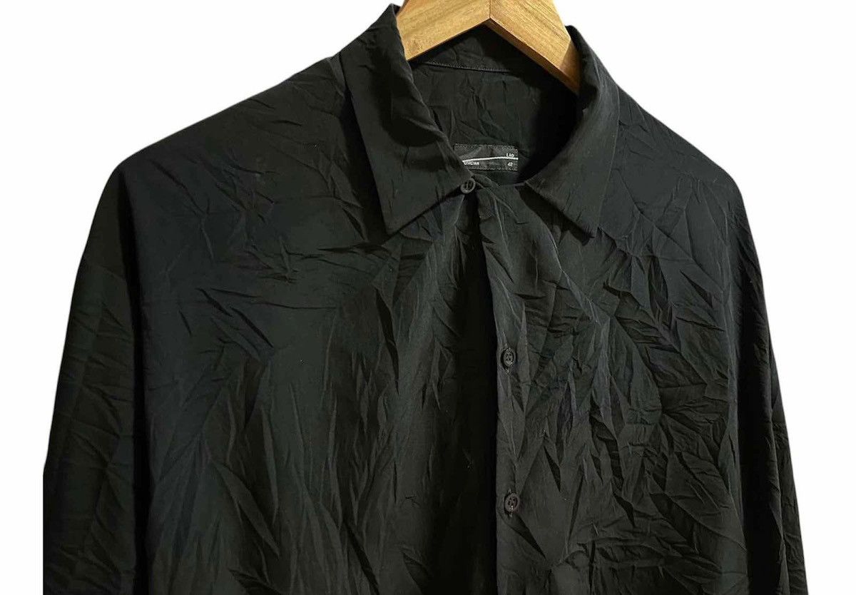Japanese Brand × Lad Musician 🔥Rare Archived Aw22 Lad Musician Shirt Black Sheer Size US L / EU 52-54 / 3 - 4 Thumbnail