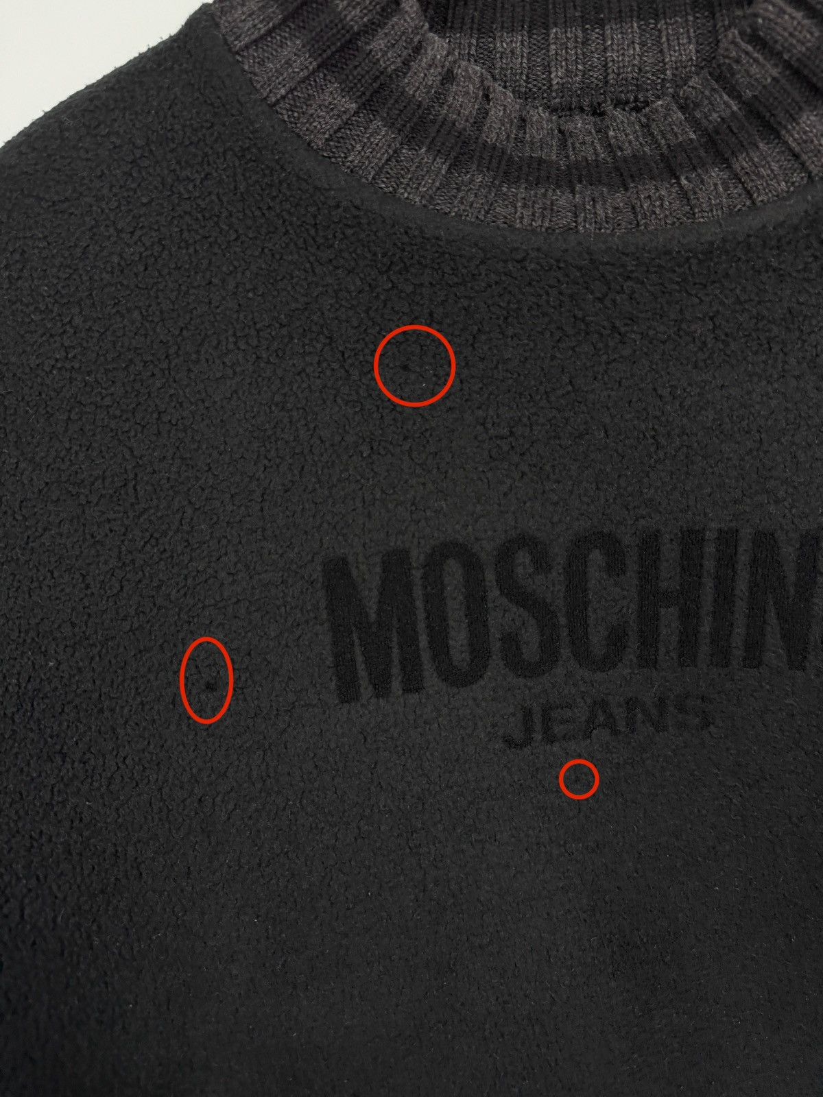 Moschino 🇮🇹 Vintage 90s Moschino Jeans Fleece Sweatshirt Rare Size US M / EU 48-50 / 2 - 10 Thumbnail