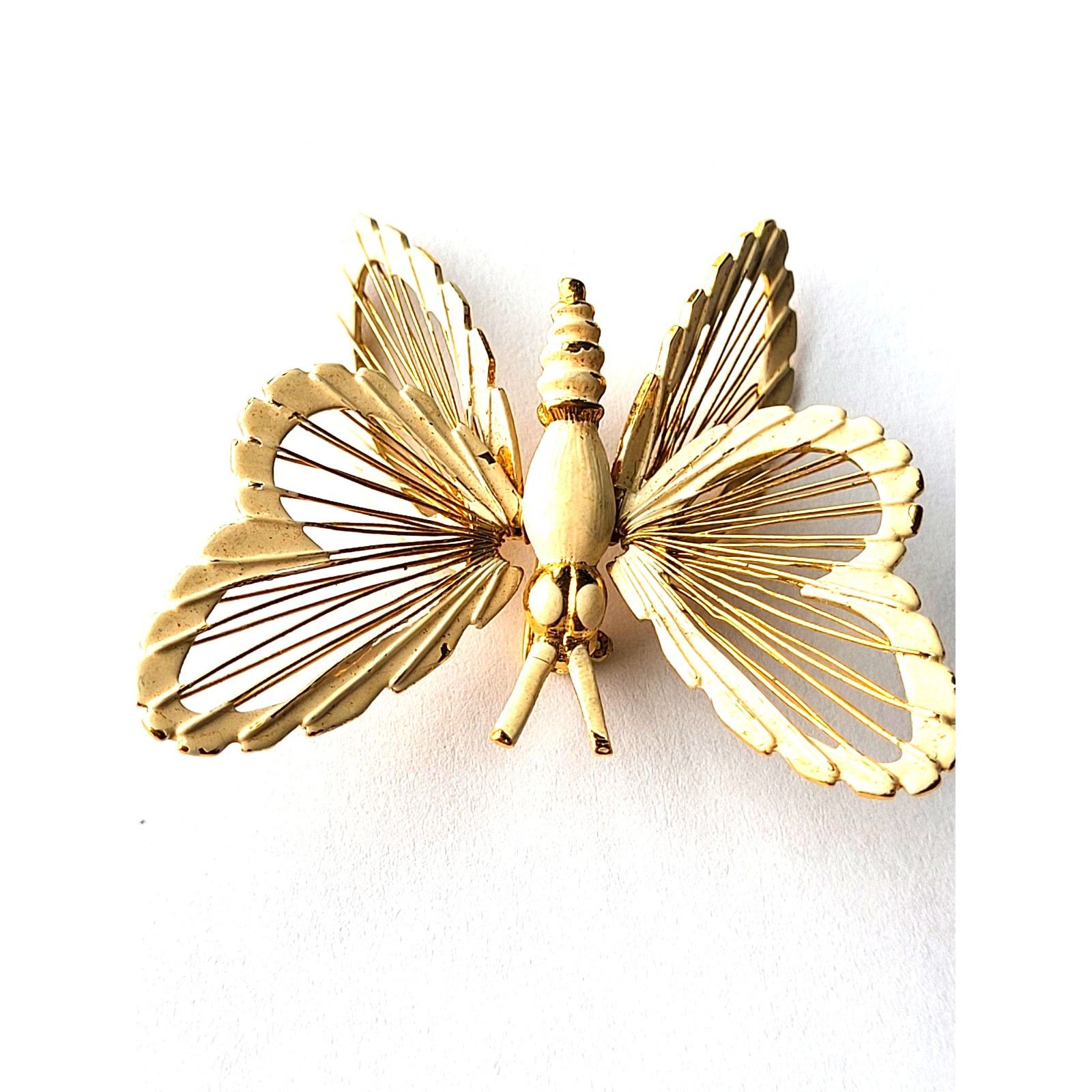 Monet Vintage Monet Enamel Butterfly Brooch Size ONE SIZE - 2 Thumbnail