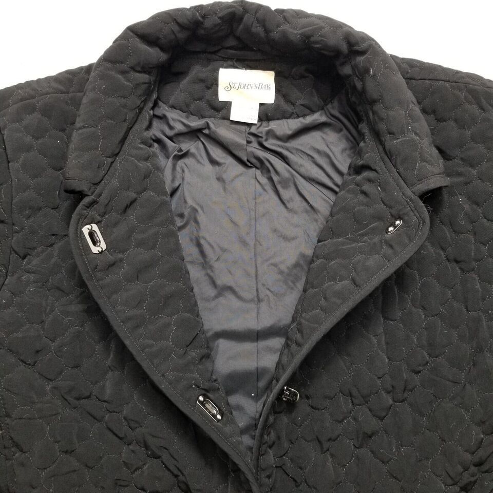 St. Johns Bay St Johns Bay Jacket Womens XL Black Size XL / US 12-14 / IT 48-50 - 5 Thumbnail