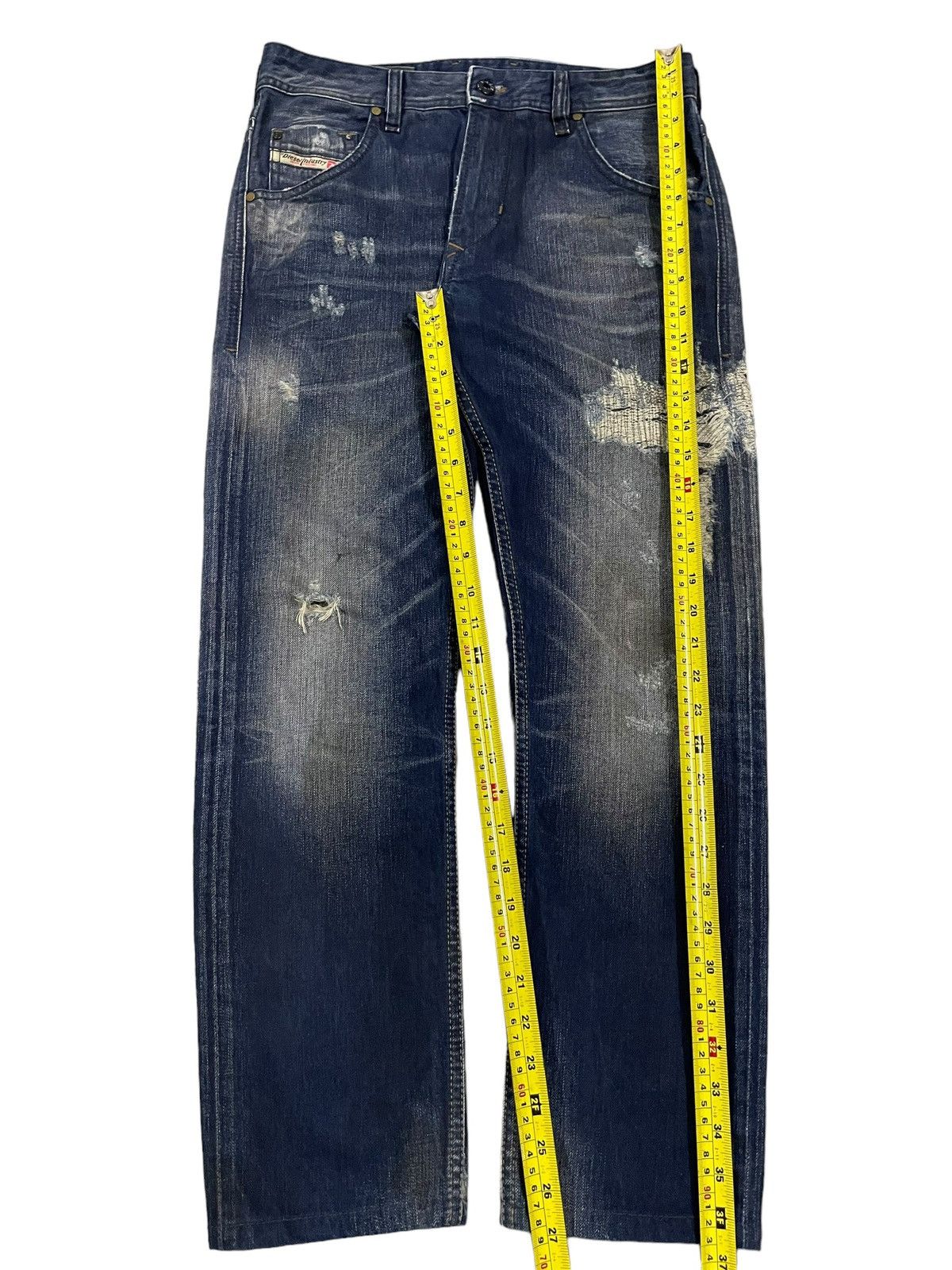 Diesel Vintage Diesel Denim Edit Blue Wash Distressed Style Jeans Size US 30 / EU 46 - 20 Thumbnail