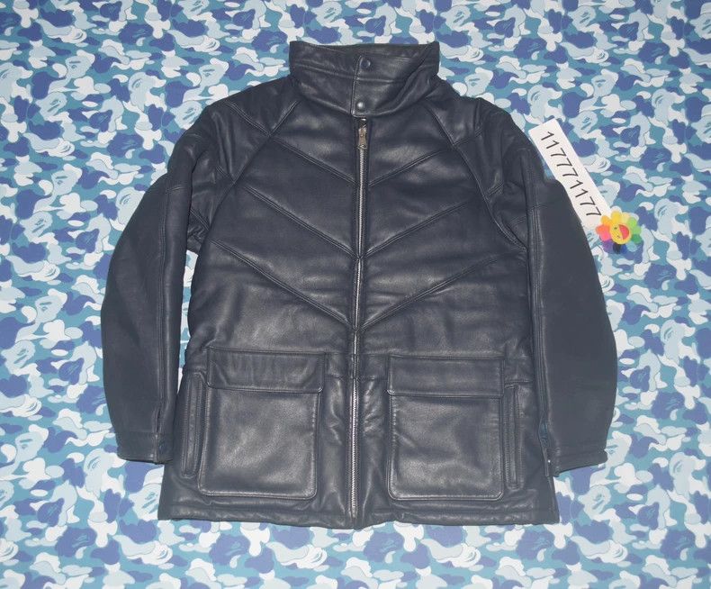 Neighborhood Neighborhood Early Heavy Leather Jacket - dmc Size US XXL / EU 58 / 5 - 1 Thumbnail