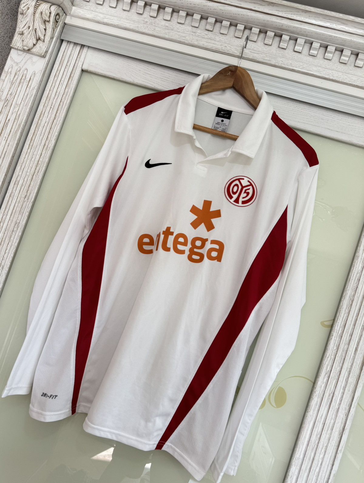 Nike Mainz 05 Nike 2010-2011 Away Soccer Jersey Football Kit Size US L / EU 52-54 / 3 - 3 Thumbnail
