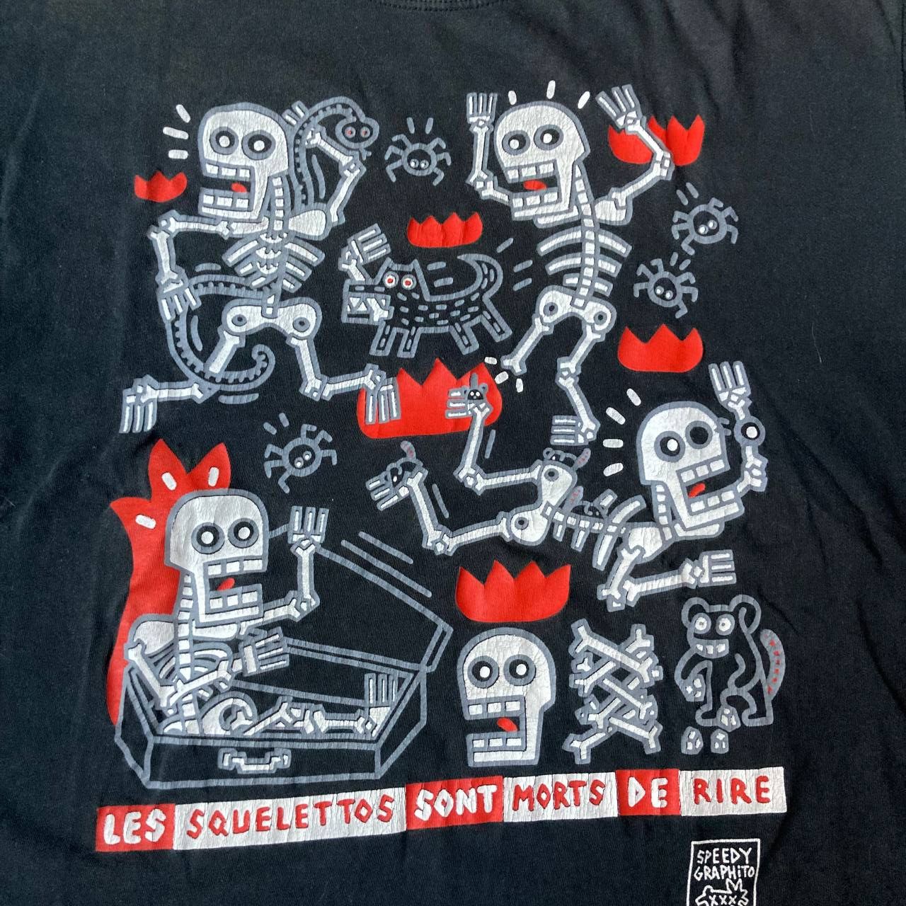 Arts & Science Vintage Speedy Graphito Paris France Graffiti Street Art Tee Size US XL / EU 56 / 4 - 2 Thumbnail