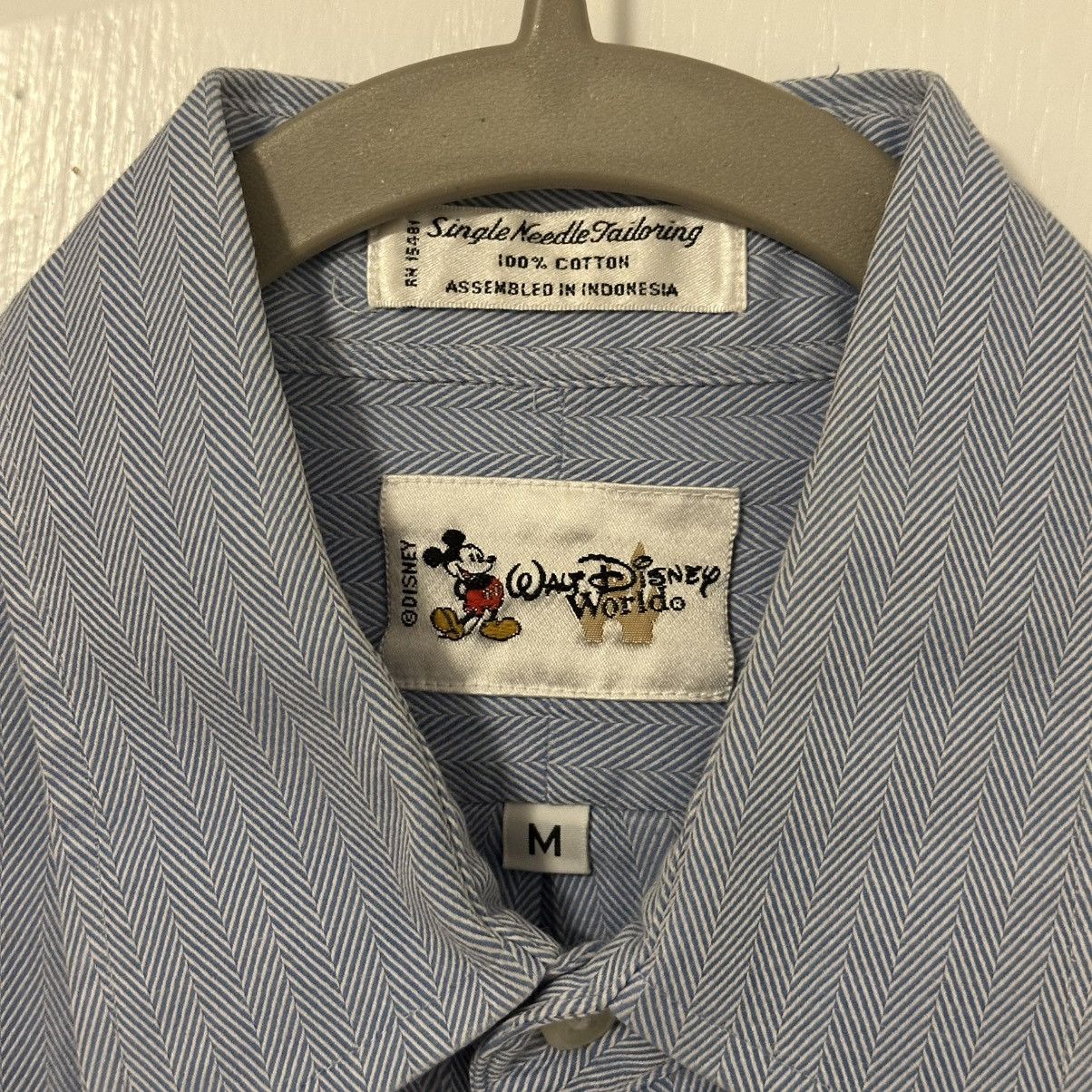 Disney Vintage 90s Disney Mickey Mouse Icon Buttondown Shirt Size US M / EU 48-50 / 2 - 4 Thumbnail