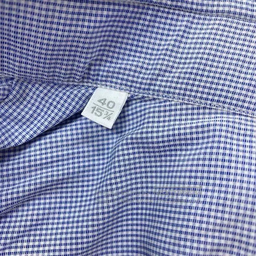 Givenchy Givenchy Men's Blue Check Shirt 40. Size US XXS / EU 40 - 5 Thumbnail