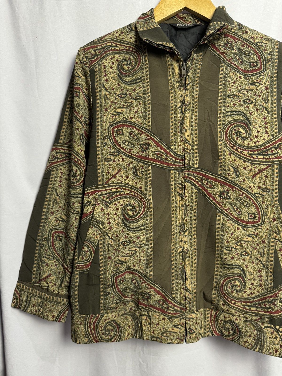 Hysteric Glamour × Japanese Brand × PPFM Japanese Papita Paisley Jacket Vintage Size US M / EU 48-50 / 2 - 2 Thumbnail