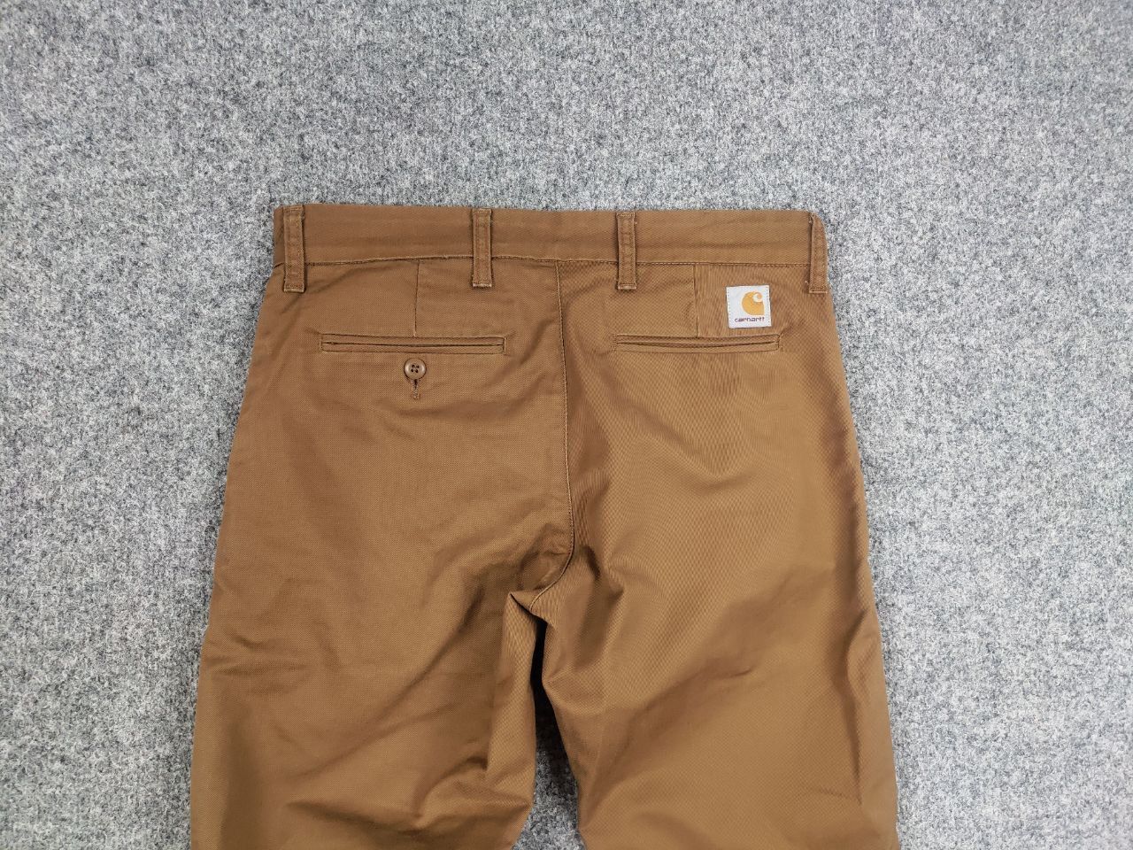 Carhartt Vintage Carhartt Wip Sid Pants Brown Logo Chino Trouser Size US 31 - 6 Thumbnail