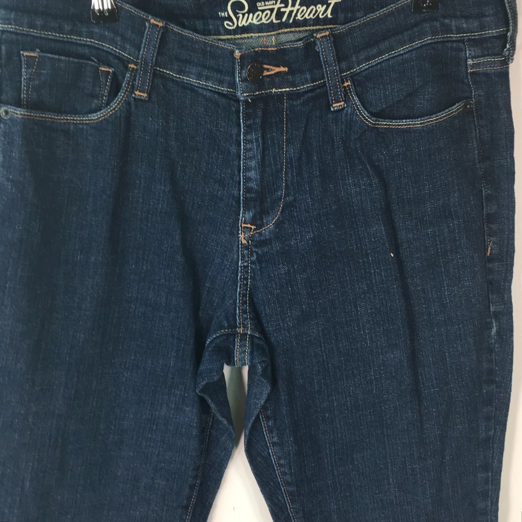 Old Navy Old Navy Jeans Womens Size 8 Short 34X29 Blue Denim Tapered Leg Sweet Heart Size 30" / US 8 / IT 44 - 2 Thumbnail