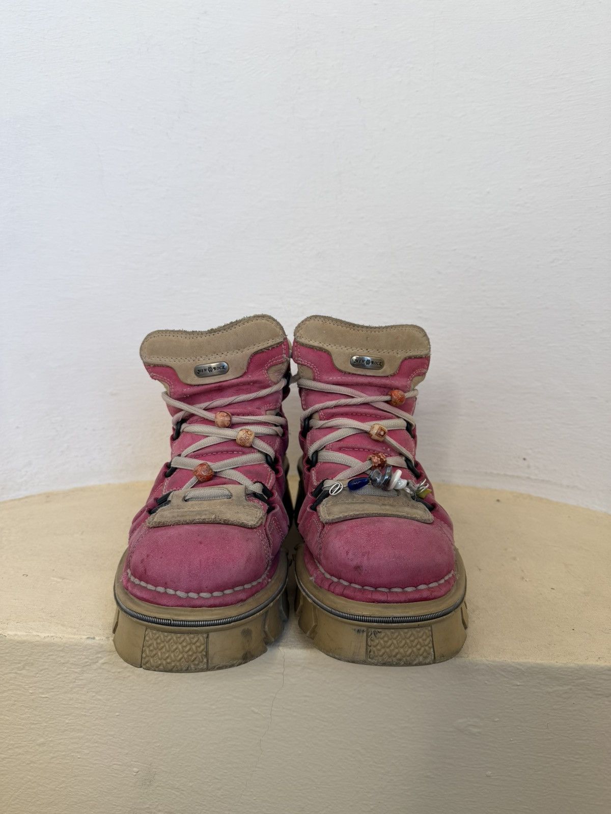 New Rock Rare New Rock M-106 Pink Tower Platform Boots Size 38 Size US 8 / IT 38 - 4 Thumbnail
