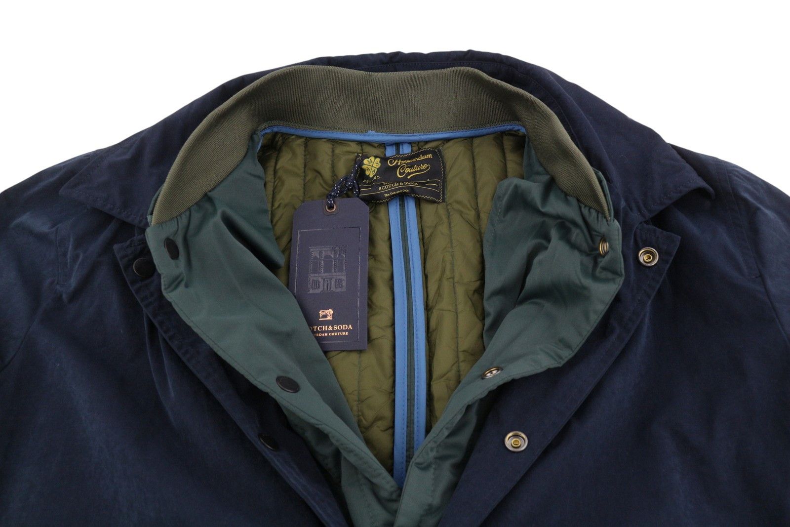 Scotch & Soda M Navy Lightweight Removable Lining 2in1 88478 Size US M / EU 48-50 / 2 - 6 Thumbnail