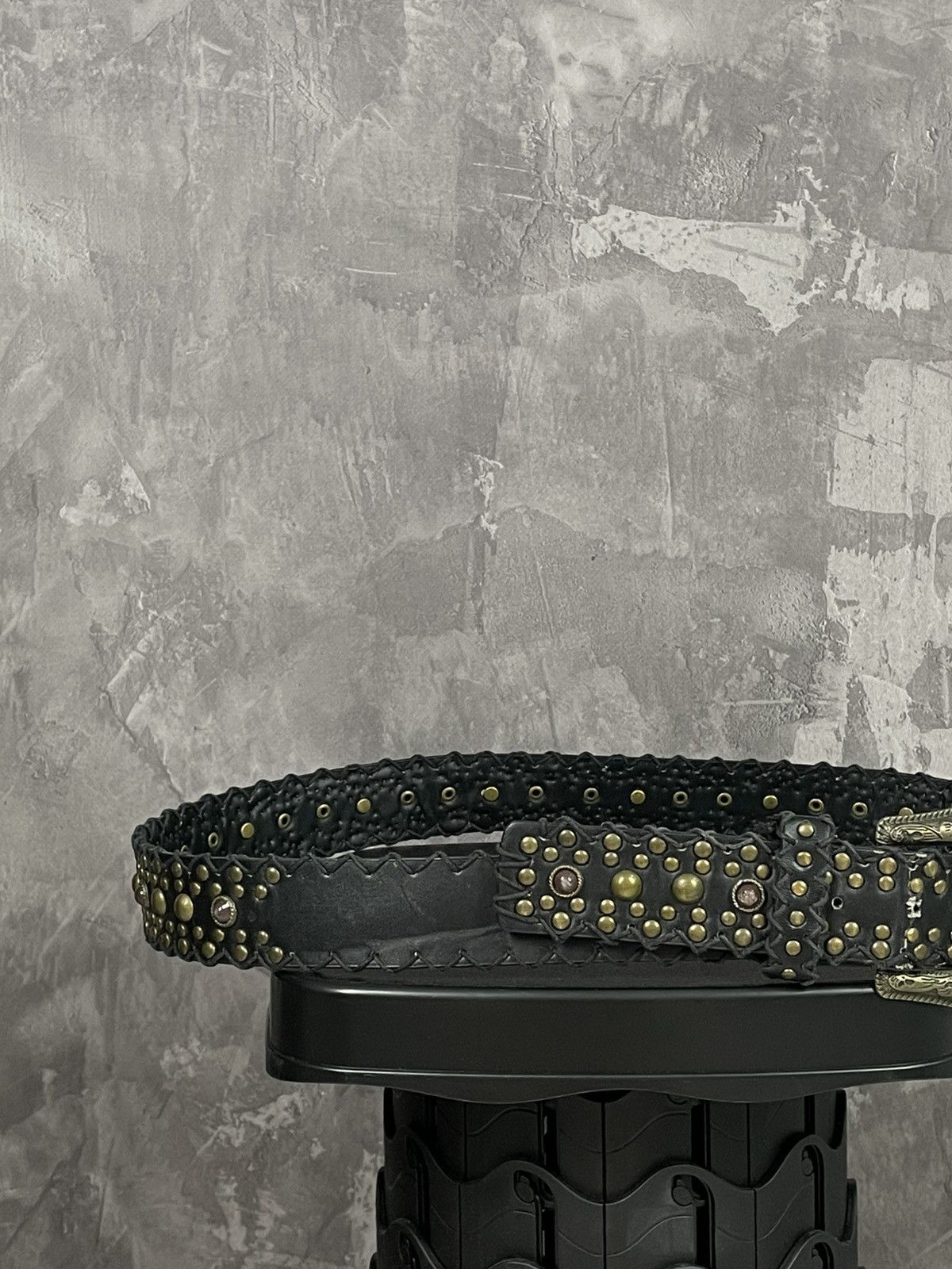 20471120 × If Six Was Nine × Le Grande Bleu (L.G.B.) Y2K Glamour Studded Japanese Brand Metal Belt Size ONE SIZE - 2 Thumbnail