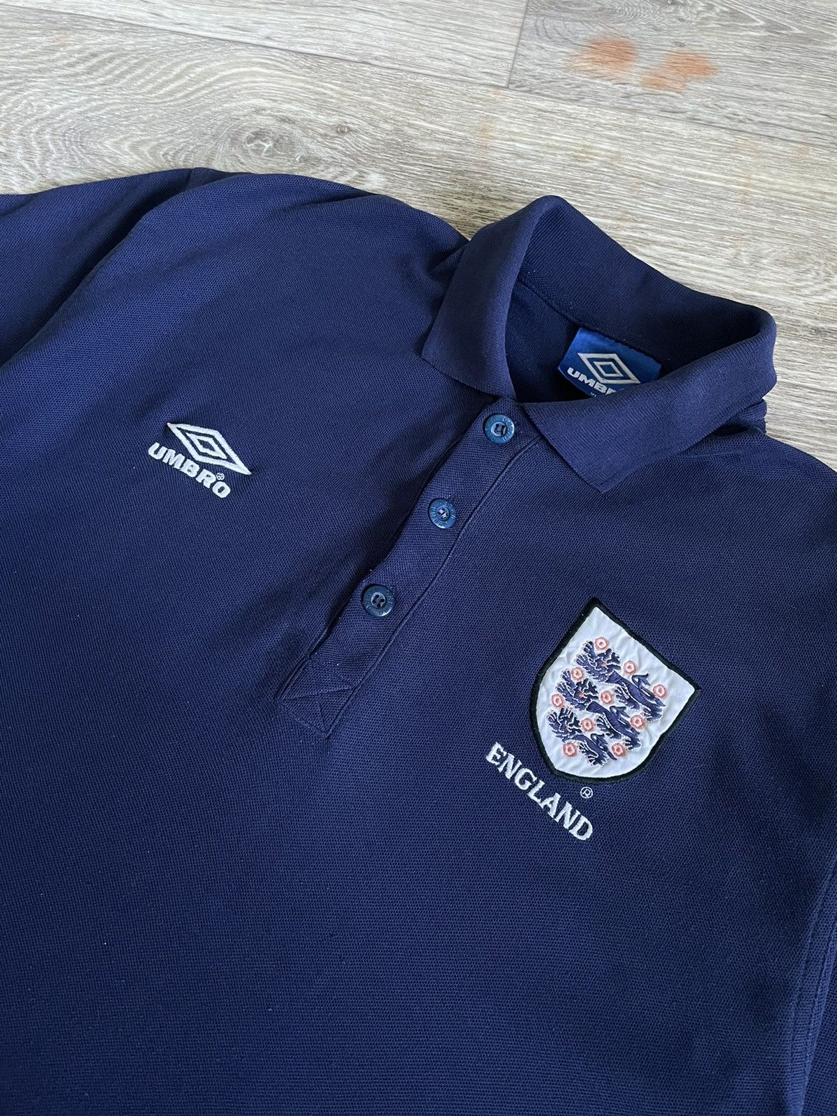 Umbro × Vintage Vintage Umbro England National Team 1995-97 Very Rare Size US XL / EU 56 / 4 - 4 Thumbnail