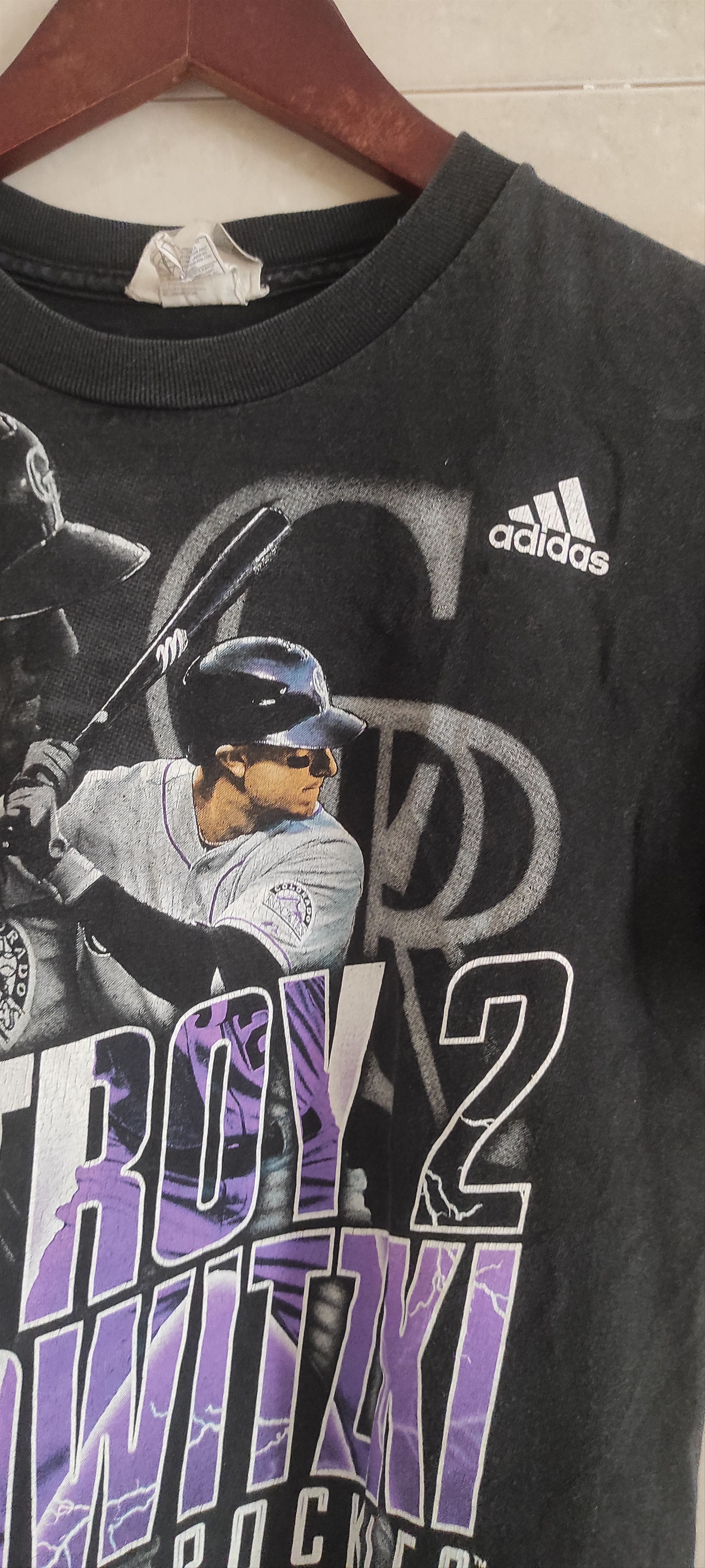 Adidas VTG Adidas Colorodo Rockies 1993 MLB T-shirt Size US S / EU 44-46 / 1 - 8 Thumbnail