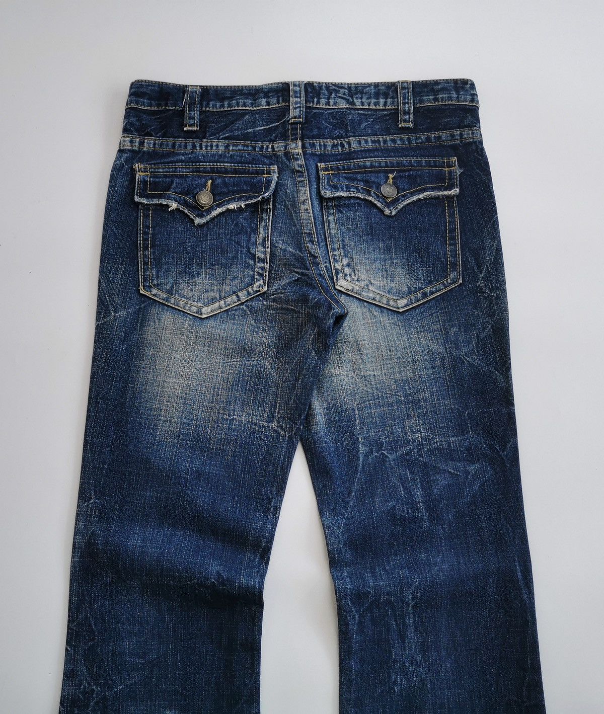 Japanese Brand Ozz First Pinball Japan Bootcut Denim Jeans Size US 32 / EU 48 - 5 Thumbnail