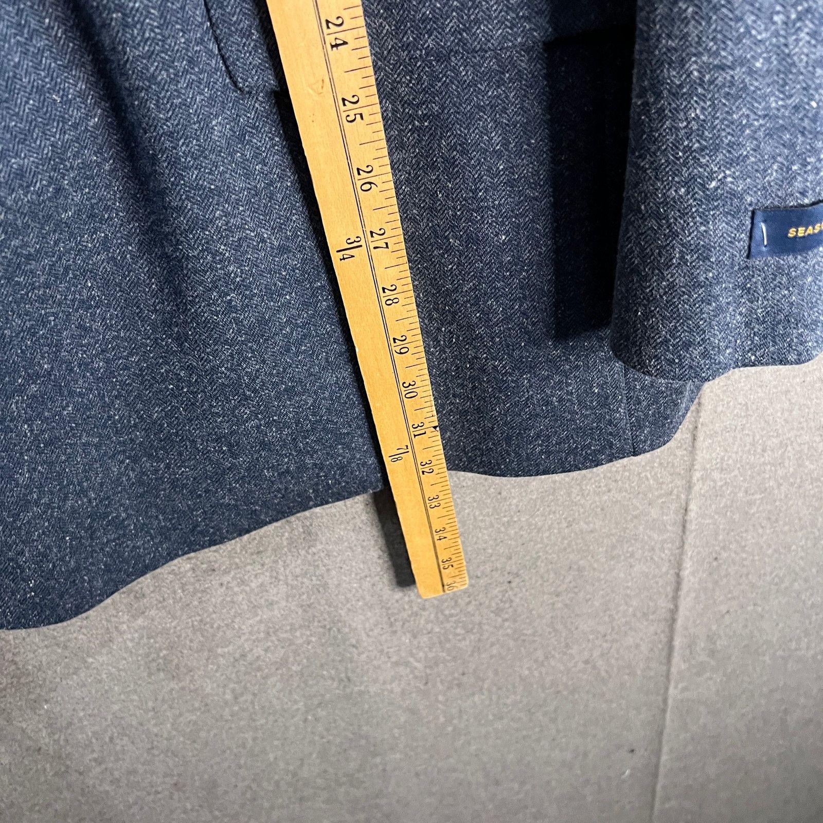 Other Stafford Big&Tall Mens Classic Fit Sport Coats Suits Navy Si Size 54L - 5 Thumbnail