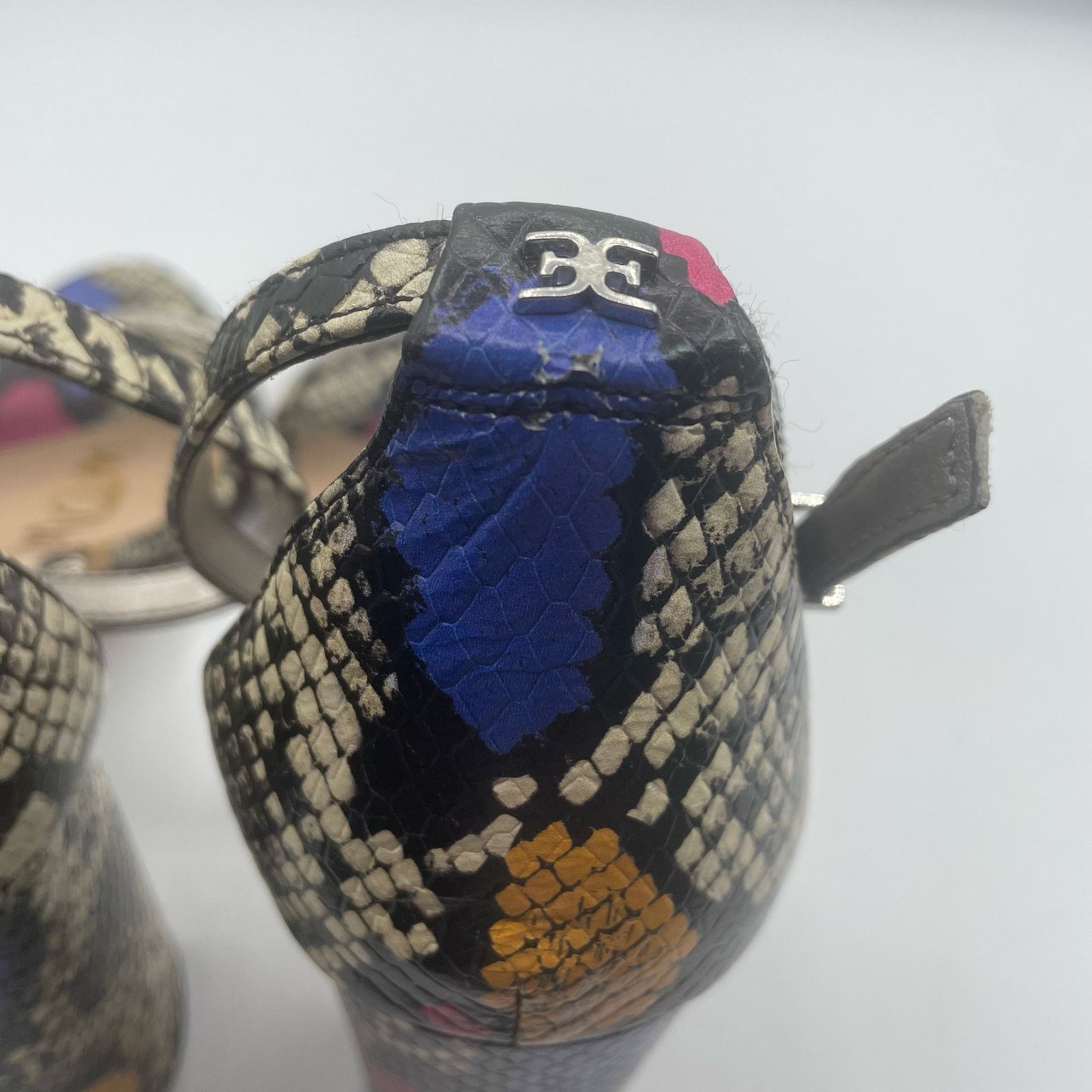 Sam Edelman Sam Edelman Yaro Block Heels Snake Multicolor 10.5 Size US 10.5 / IT 40.5 - 9 Thumbnail