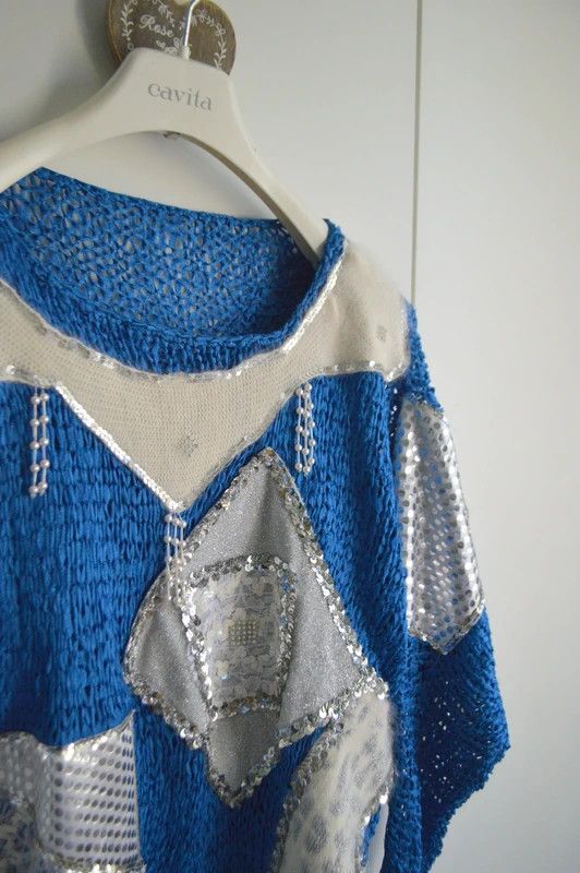 Other Unique long sweater, vintage boho retro, handmade M/L Size ONE SIZE - 3 Thumbnail