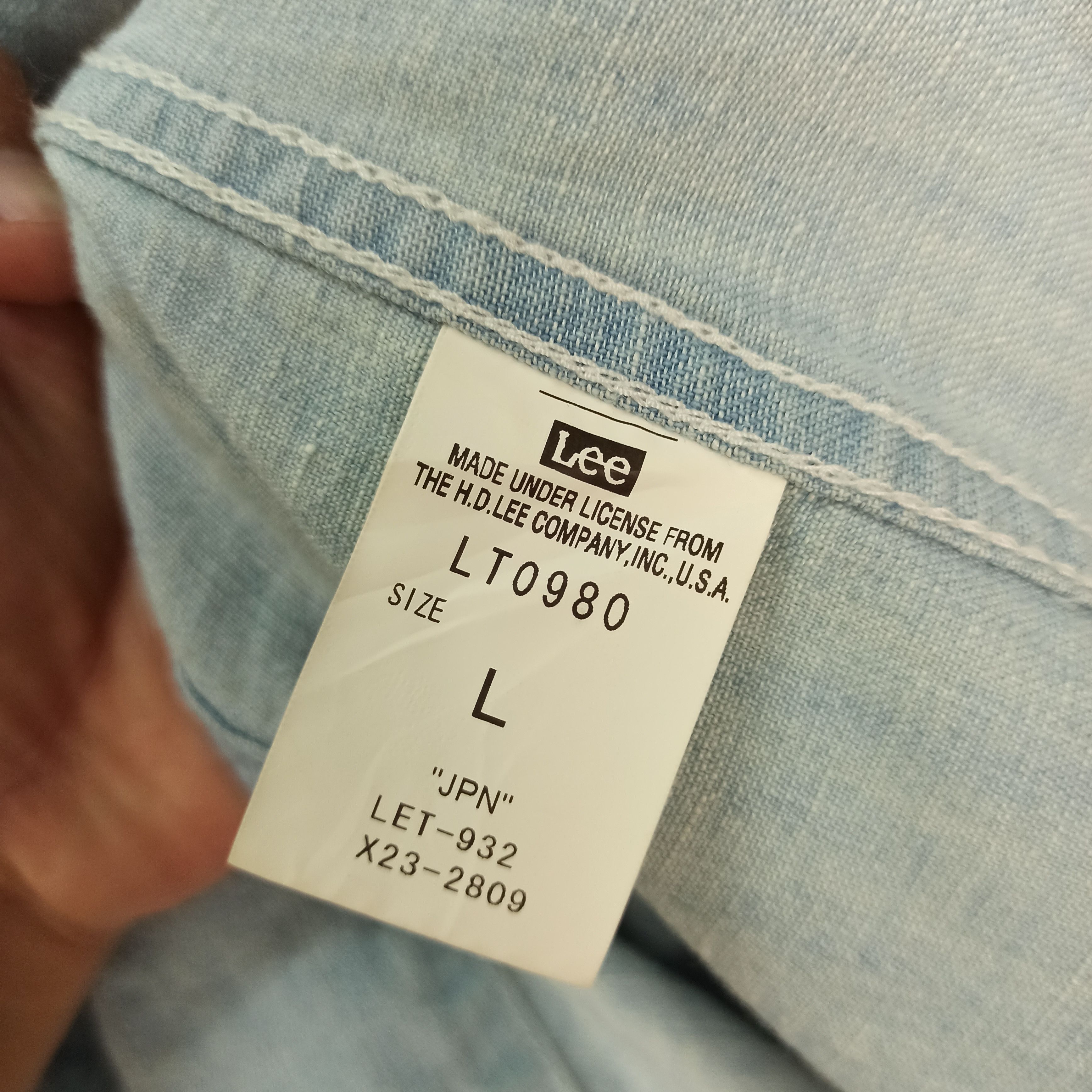 Lee VINTAGE LEE LEESURE WEAR LINEN BLEND COVERALL WORK JACKET Size US M / EU 48-50 / 2 - 10 Thumbnail