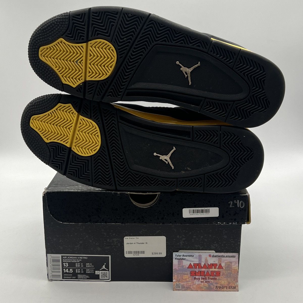 Jordan Brand Air Jordan 4 Thunder Size US 13 / EU 46 - 8 Thumbnail