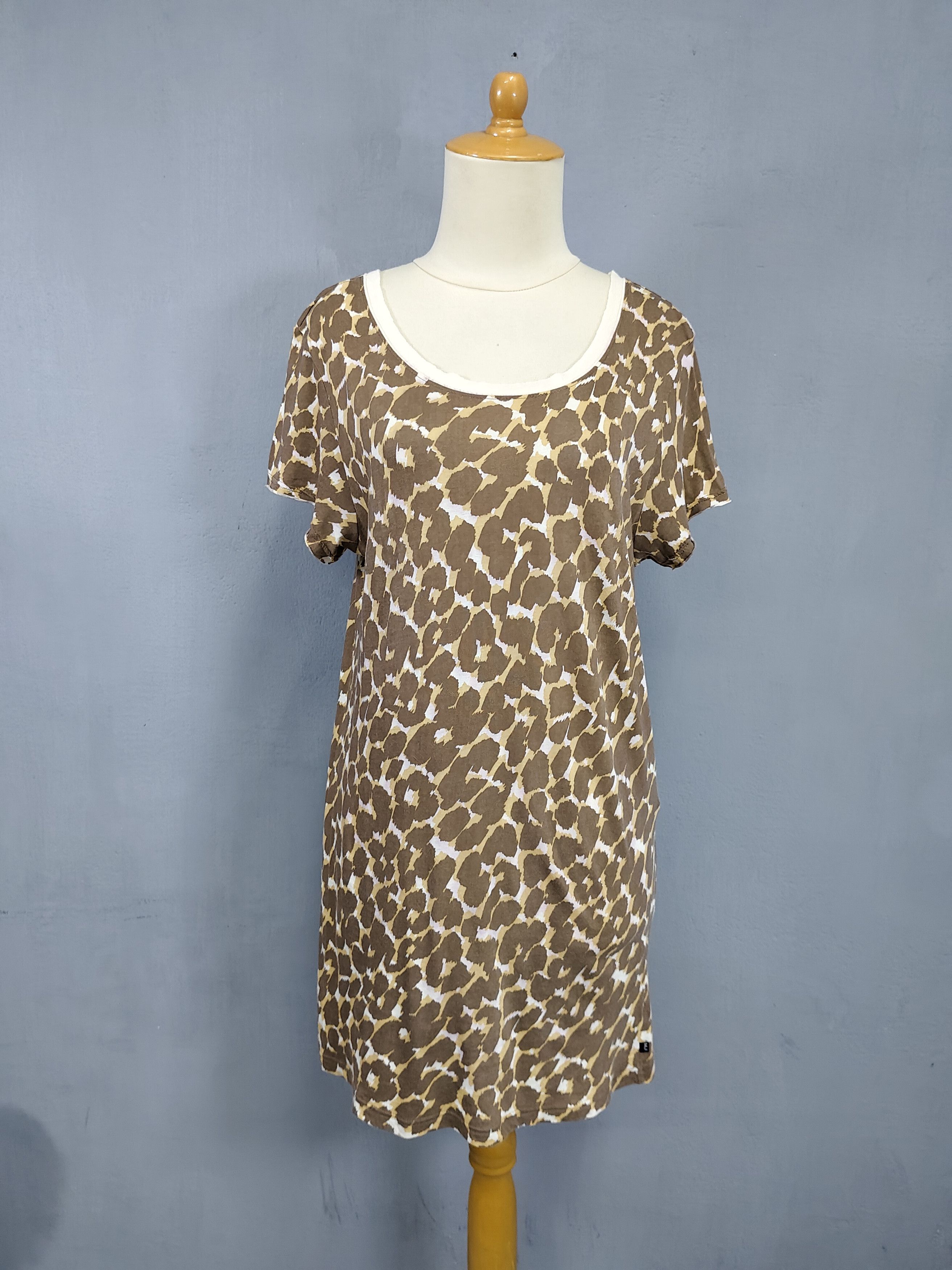 Marc by Marc Jacobs 2000s M.J- Leopard Print Glam Indie Sleaze Grunge Tshirt Size L / US 10 / IT 46 - 2 Thumbnail