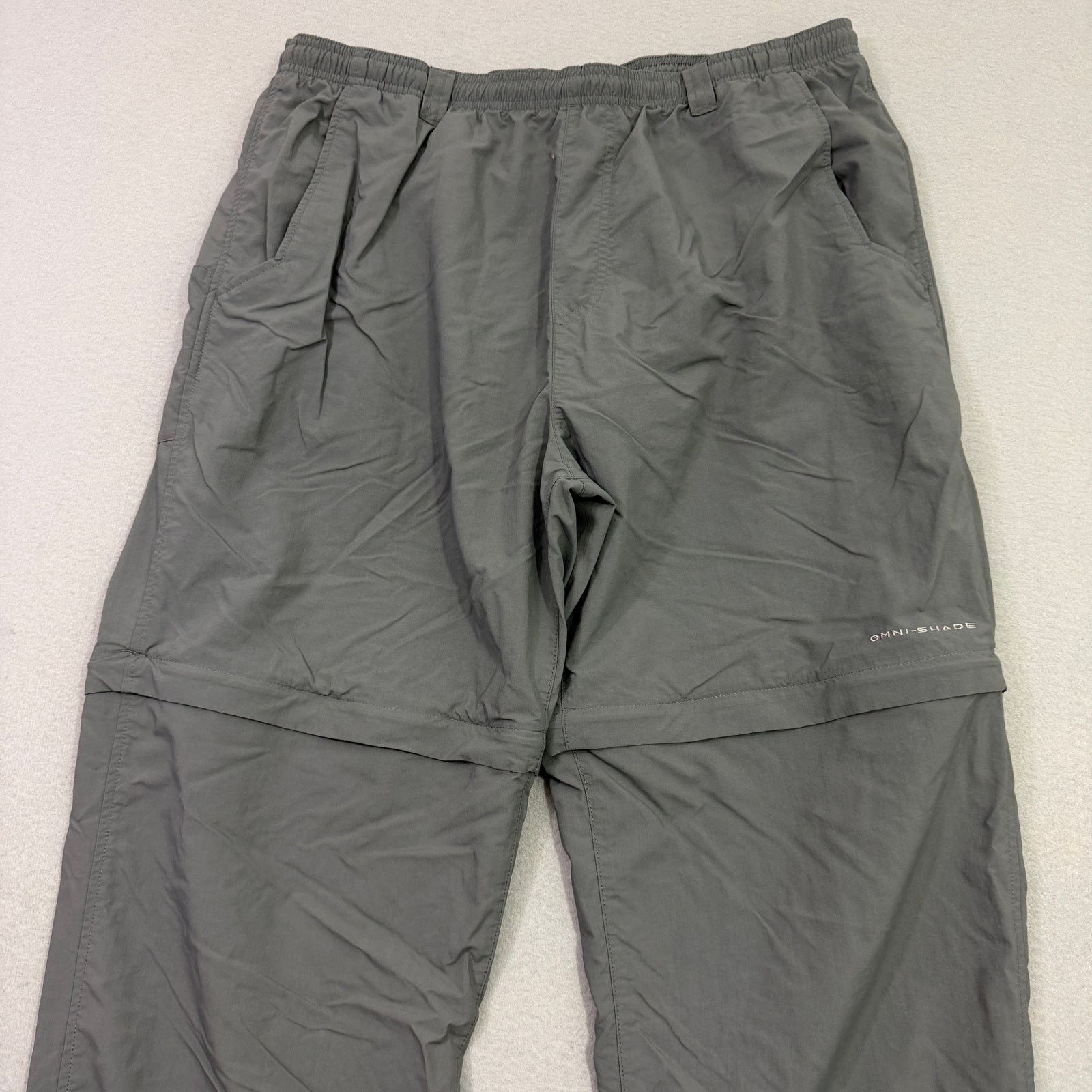 Columbia Columbia Convertible Cargo Pants Men's Extra Large Gray Size US 38 / EU 54 - 2 Thumbnail