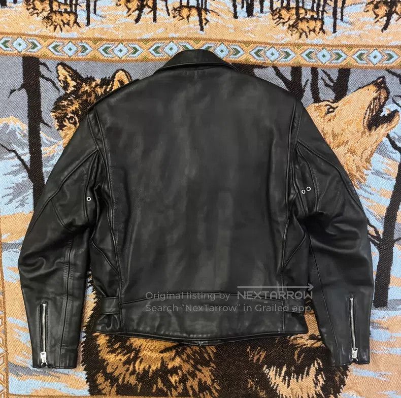 Schott 613 Classic Biker Jacket Size US XL / EU 56 / 4 - 2 Thumbnail