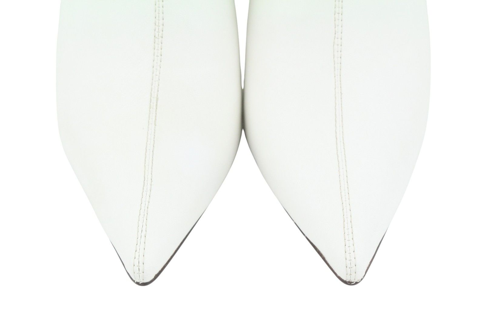 Other LOLA CRUZ NAF EU38 White Eco Leather Pointed Toe 87541 Size US 7 / IT 37 - 5 Thumbnail