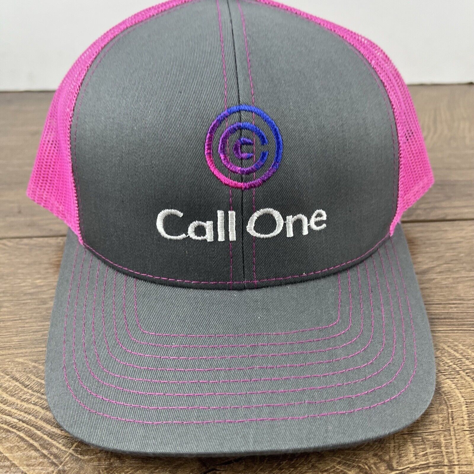 Other Call One Hat Snapback Hat Gray Adjustable Hat Adult Fit Gray Size ONE SIZE - 6 Thumbnail