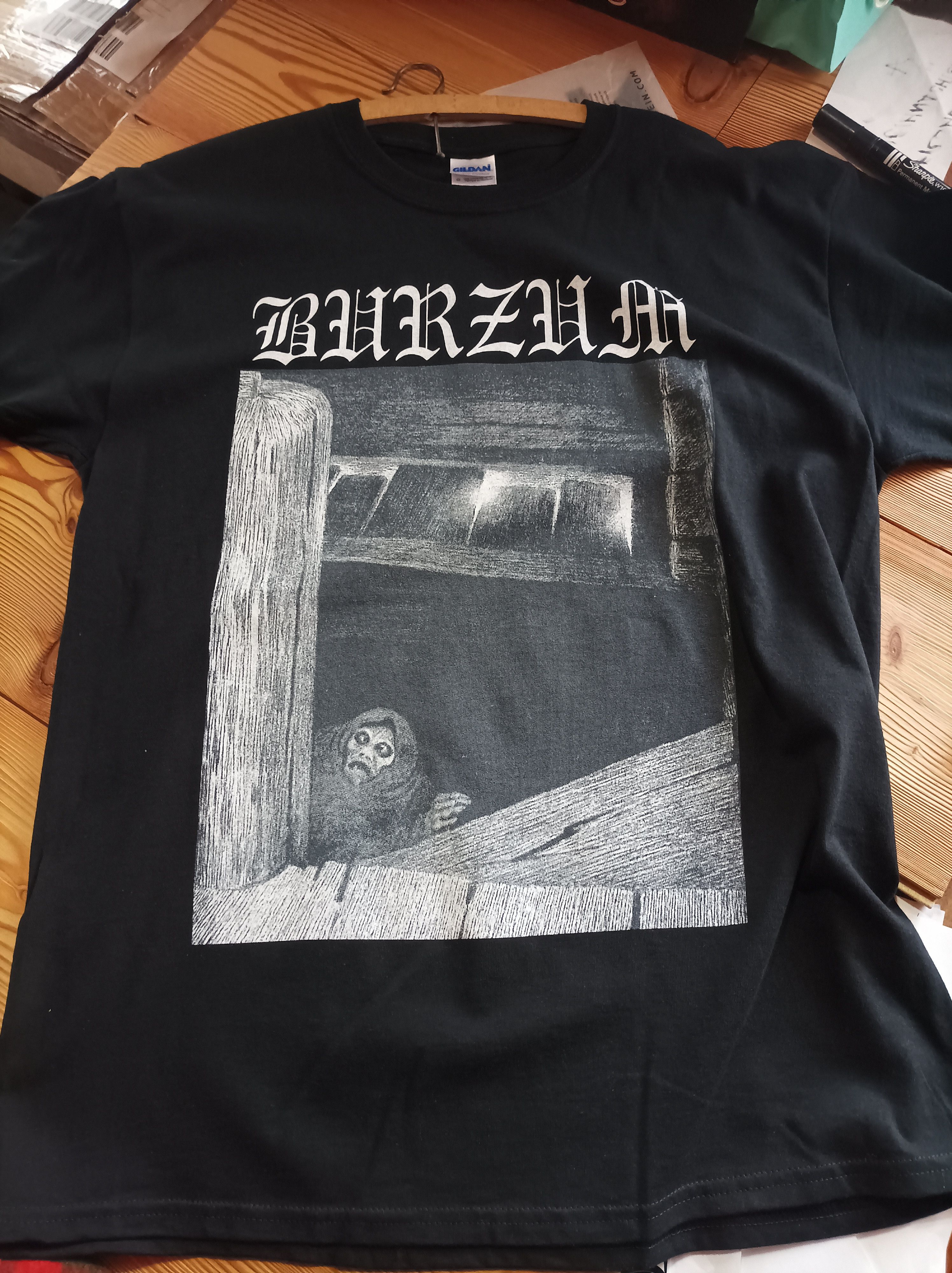 Vintage Burzum official y2k Hvis Liset Tar Oss Size US L / EU 52-54 / 3 - 1 Thumbnail