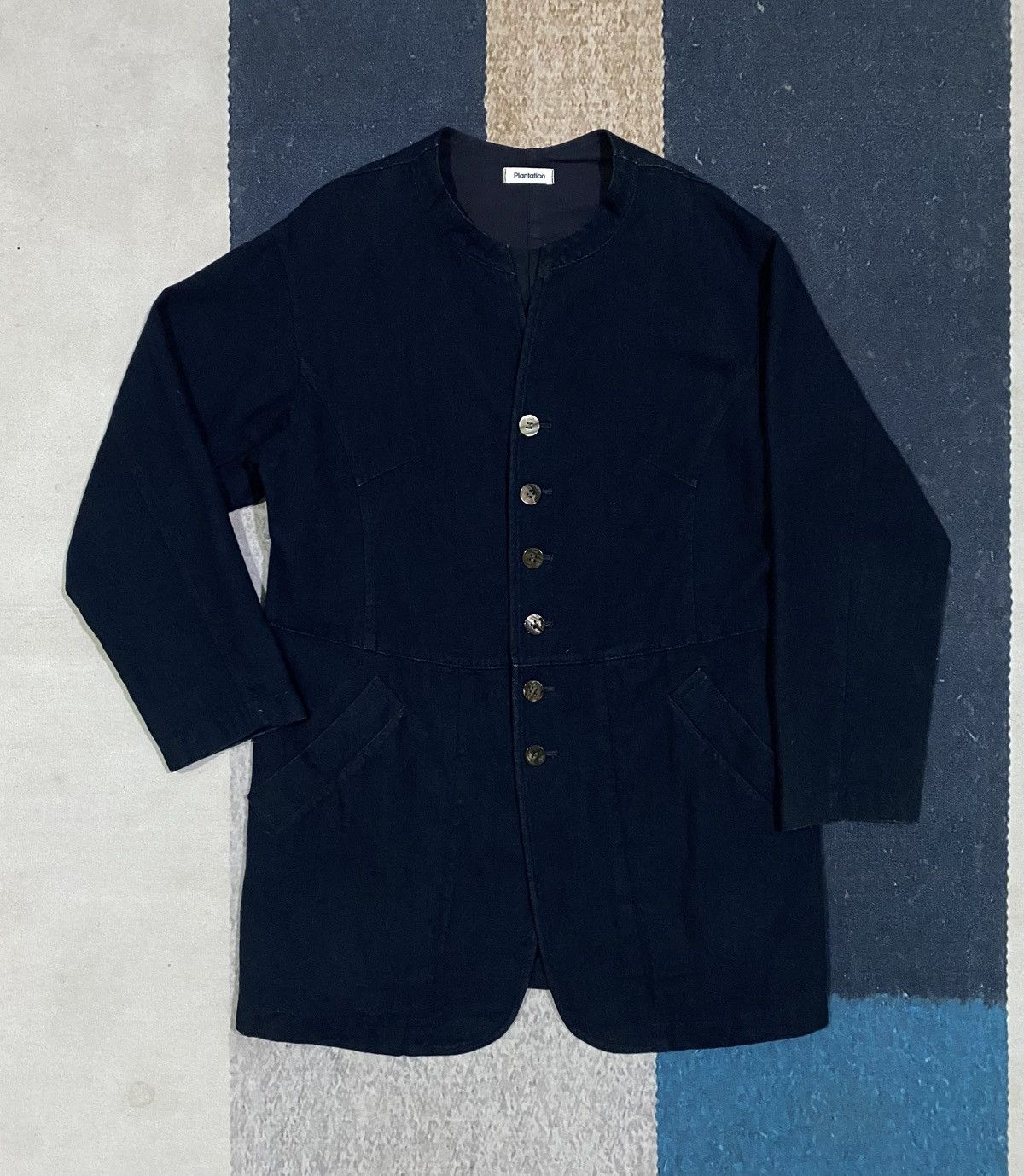 Issey Miyake Issey Miyake (Plantation) Light Denim Jacket Size US M / EU 48-50 / 2 - 1 Thumbnail
