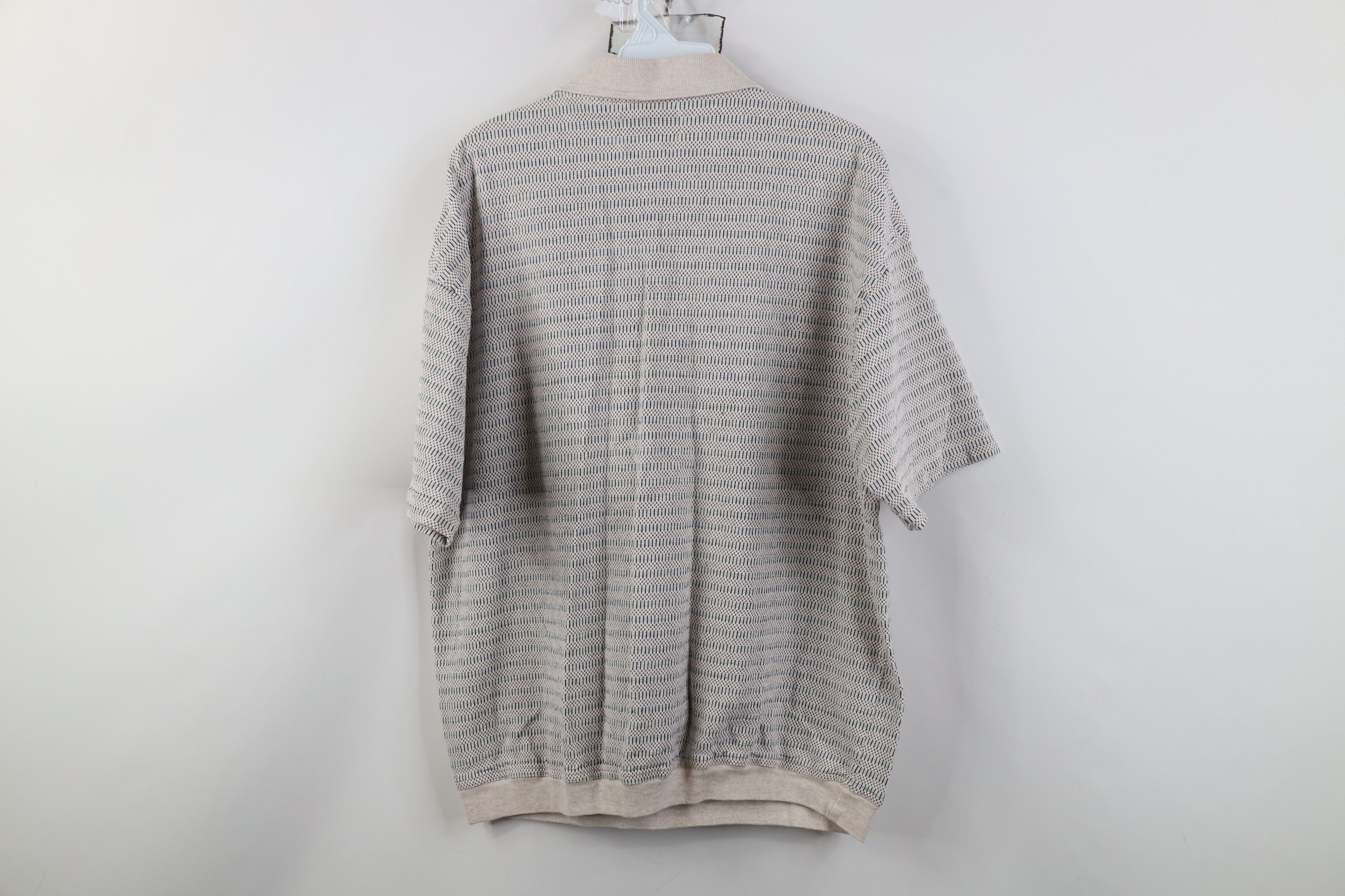 Vintage Vintage 90s Streetwear Thermal Knit Pullover Polo Shirt Mob Size US L / EU 52-54 / 3 - 11 Thumbnail