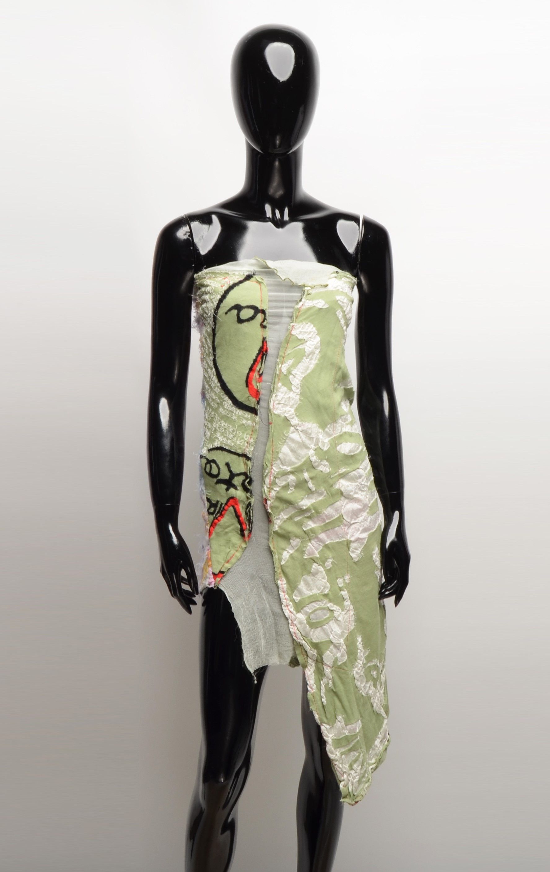 Other Vira Lata Y2K Deconstructed Grunge Mini Tunic Dress Size S / US 4 / IT 40 - 1 Thumbnail