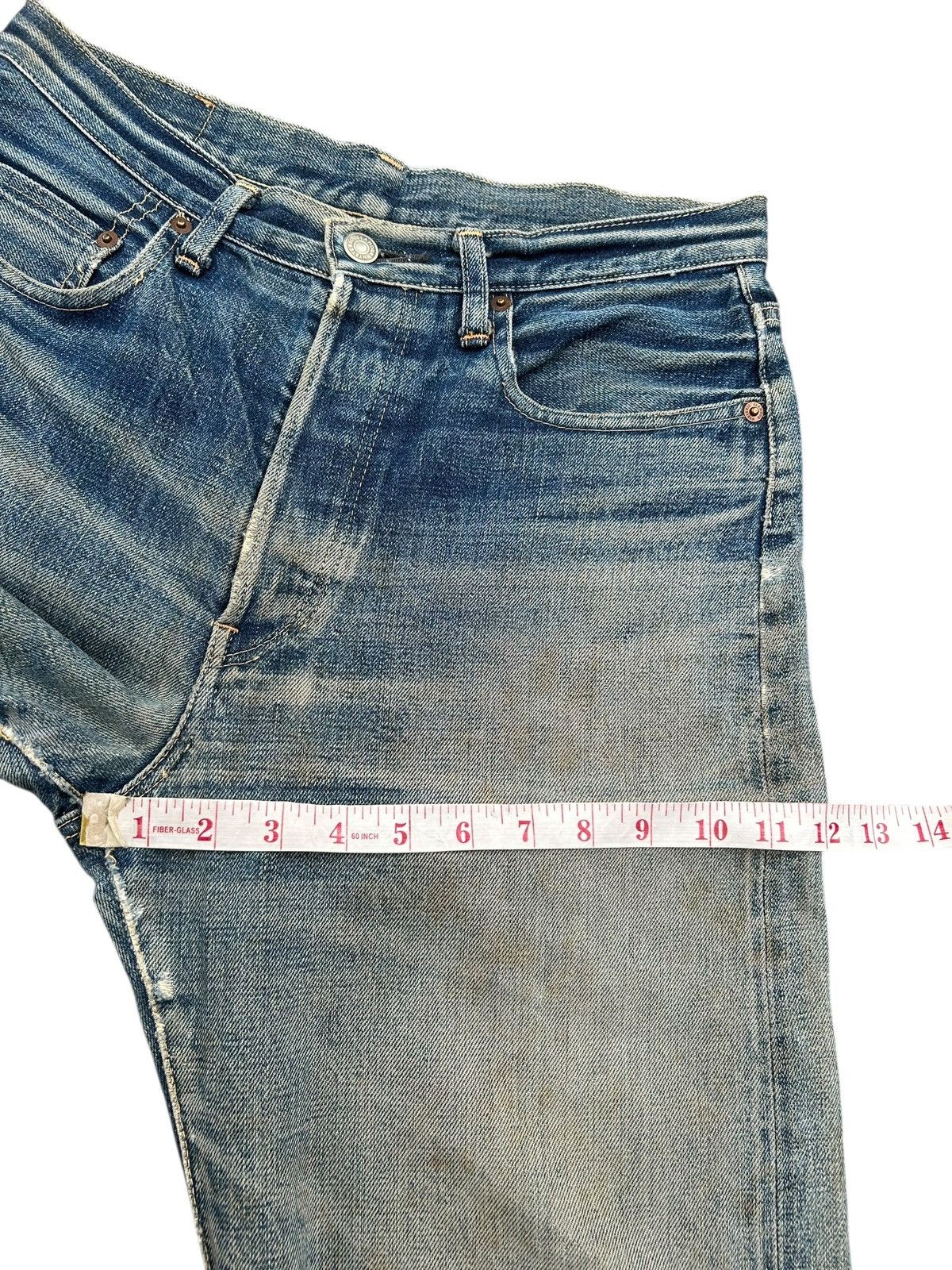 Kapital Thrashed Vintage Hysteric Glamour Selvedge Dirty Denim Jeans Size US 30 / EU 46 - 22 Thumbnail