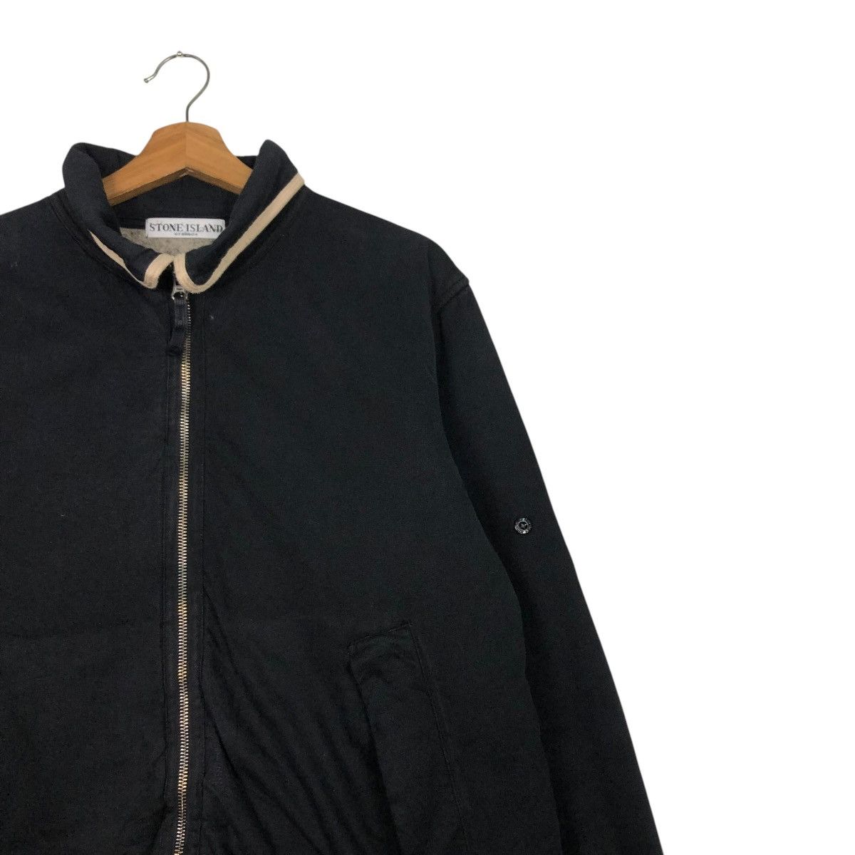 Stone Island 🔥VINTAGE WOOL ZIPPER JACKET STONE ISLAND DOUBLE LAYER Size US XL / EU 56 / 4 - 8 Thumbnail