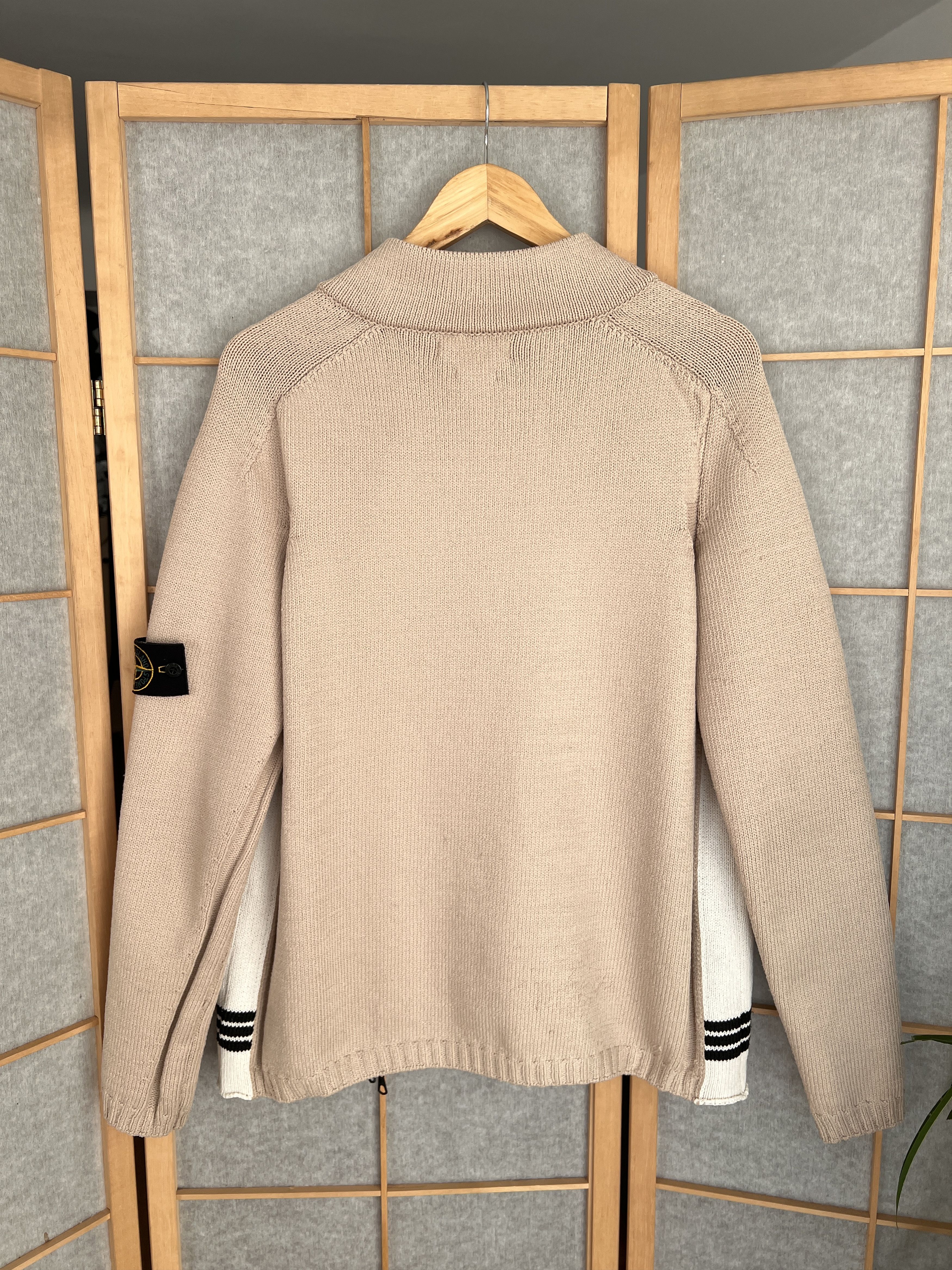 Massimo Osti 2000s VINTAGE STONE ISLAND KNIT SWEATER RARE Size US L / EU 52-54 / 3 - 23 Thumbnail