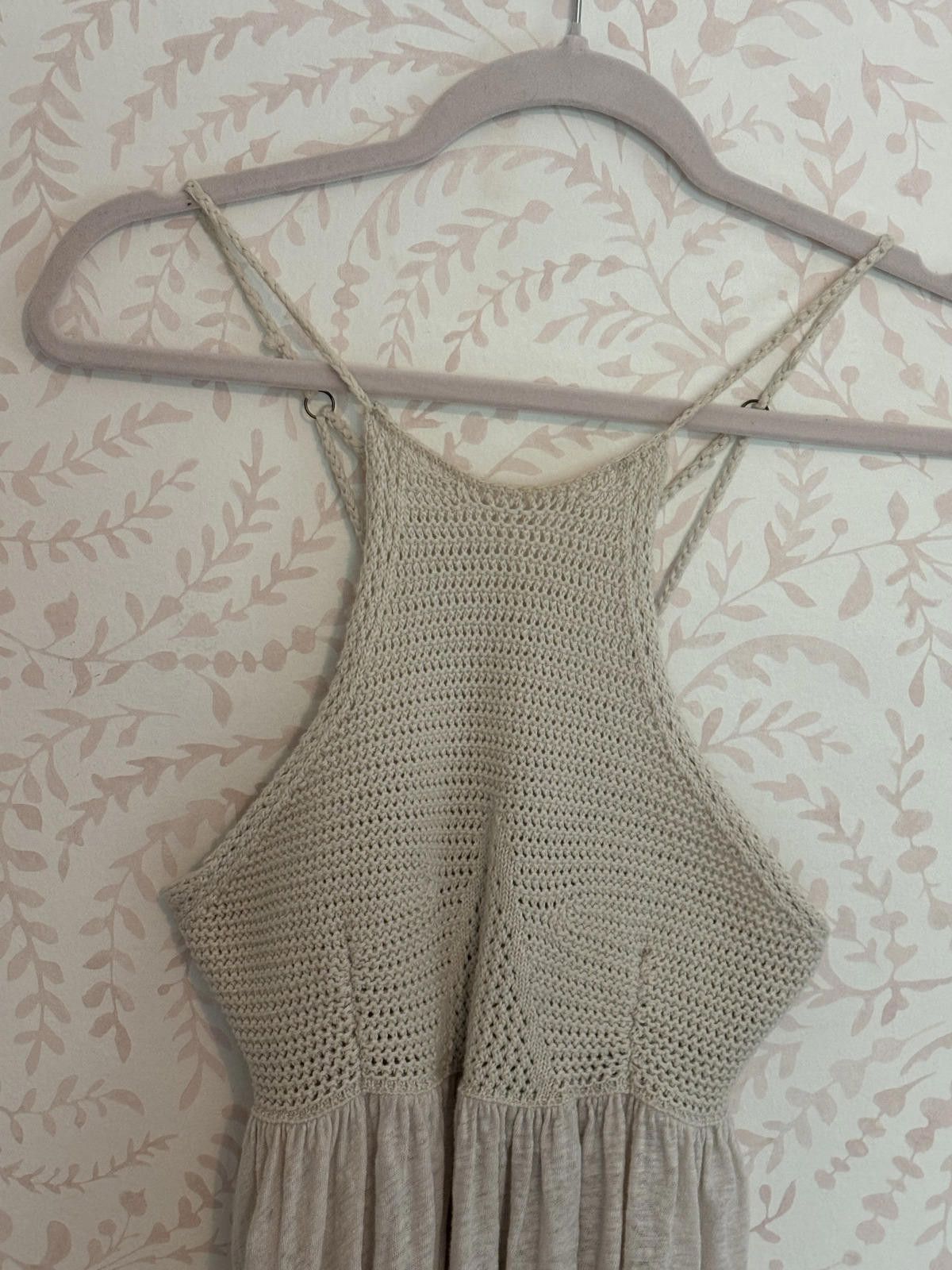 Free People Free People Road Trip Bohemian Crochet Knit Swing Top Size S / US 4 / IT 40 - 3 Thumbnail