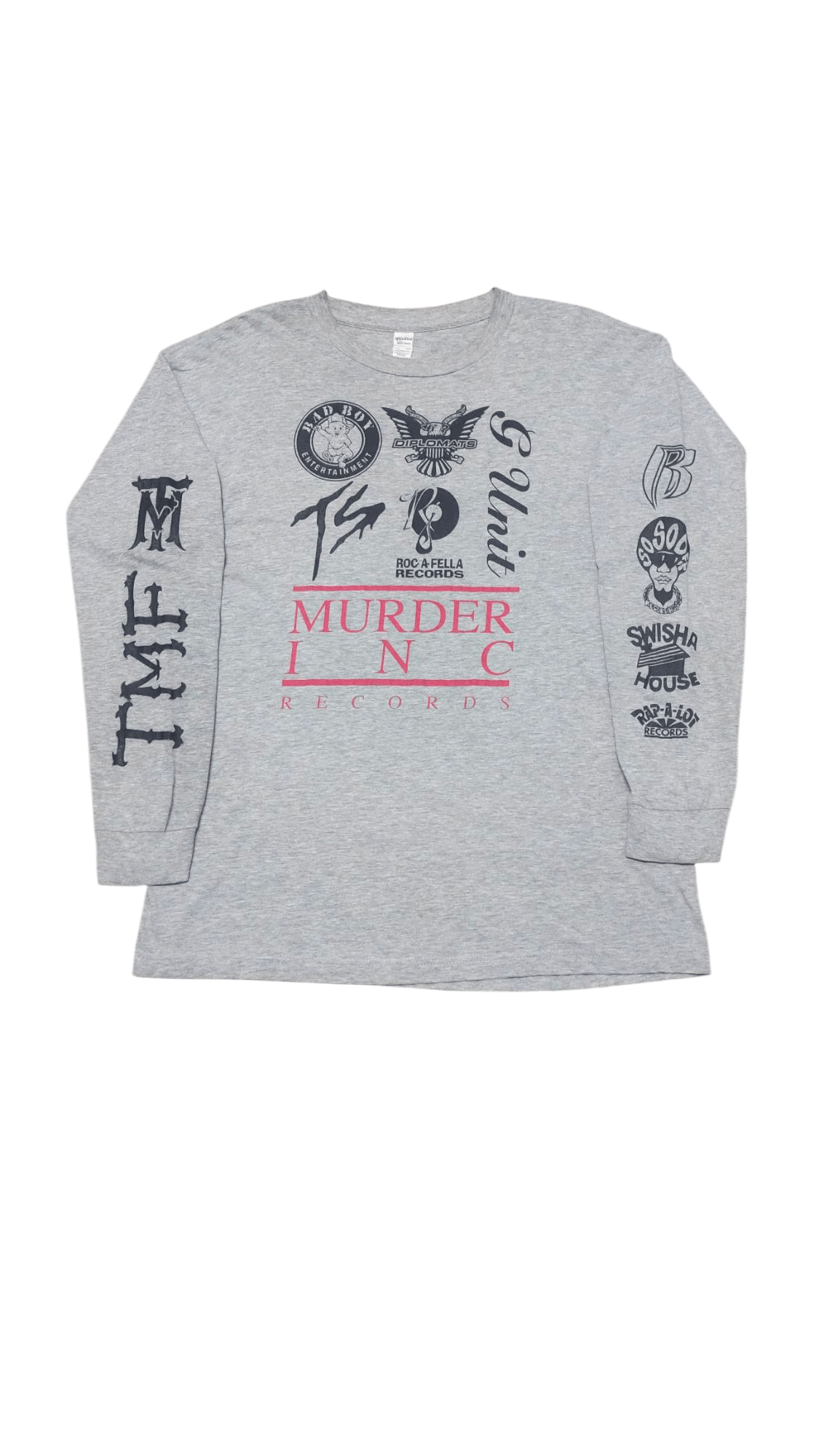 Death Row Records × Rap Tees Rare 🔥 Collaboration rappers tee long sleeve Size US L / EU 52-54 / 3 - 1 Thumbnail